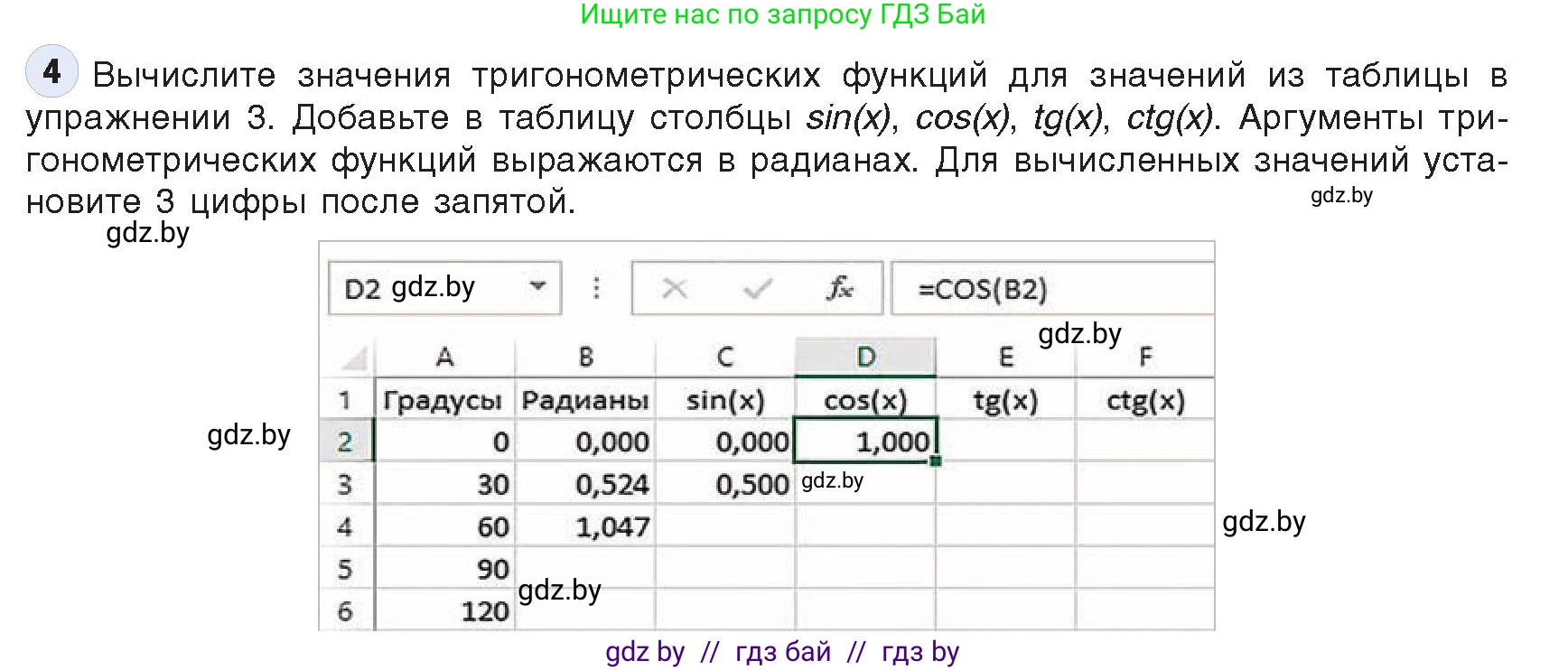Информатика, 9 класс Учебник, авторы: Котов Владимир Михайлович, Лапо Анжелика Ивановна, Быкадоров Юрий Александрович, Войтехович Елена Николаевна, издательство Народная асвета, Минск, 2019, голубого цвета, страница 96, номер 4, Условие