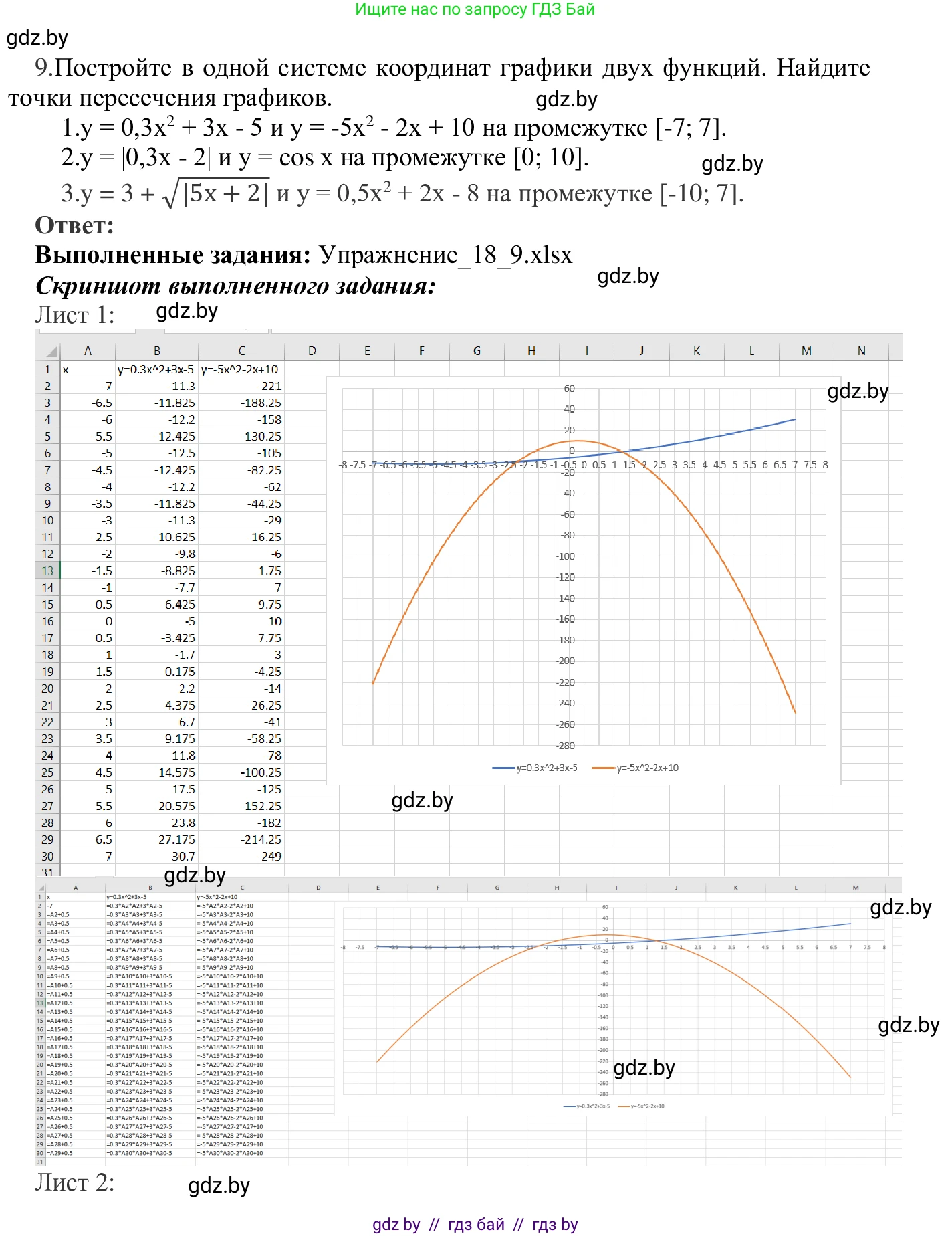 Информатика, 9 класс Учебник, авторы: Котов Владимир Михайлович, Лапо Анжелика Ивановна, Быкадоров Юрий Александрович, Войтехович Елена Николаевна, издательство Народная асвета, Минск, 2019, голубого цвета, страница 116, номер 9, Решение