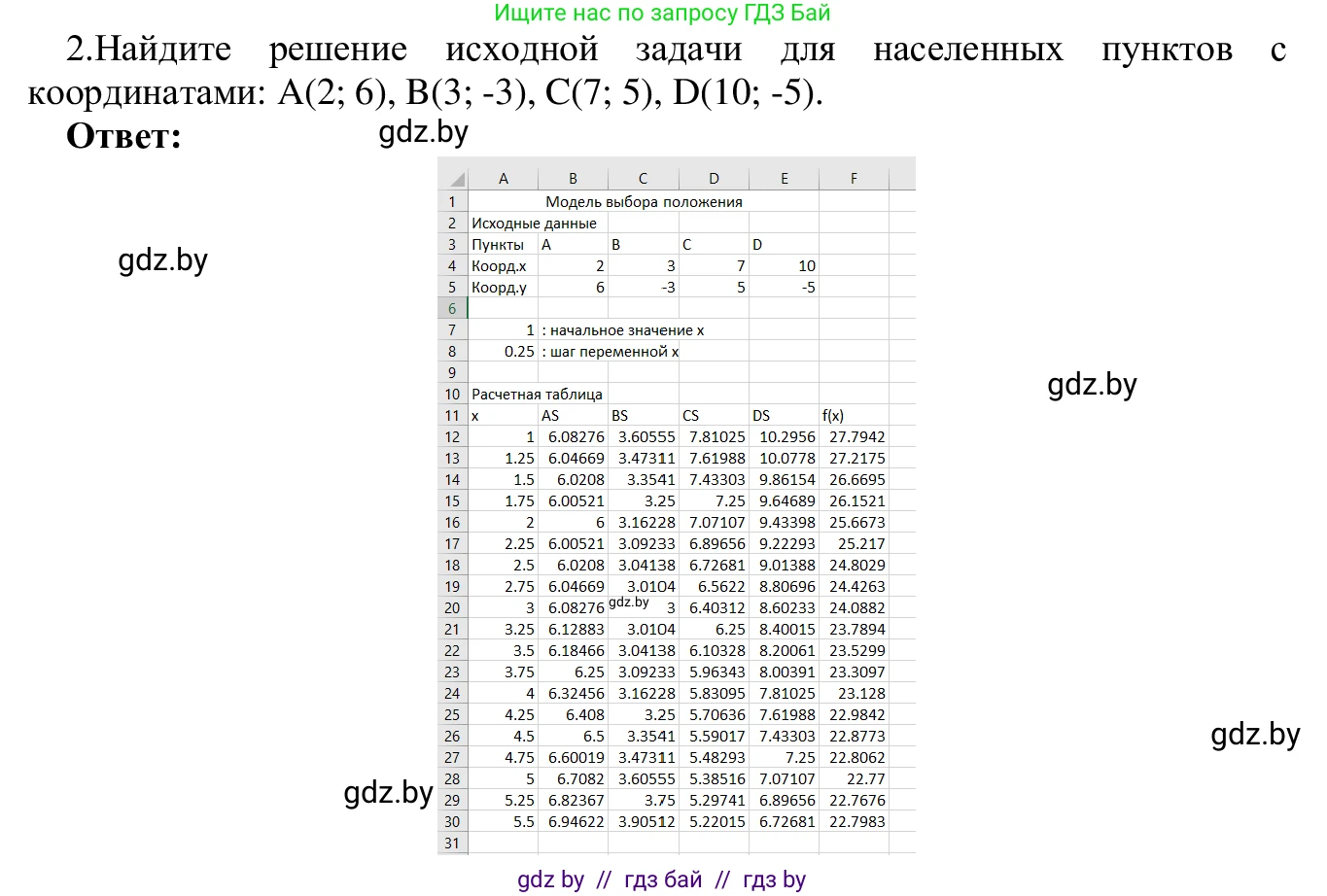 Информатика, 9 класс Учебник, авторы: Котов Владимир Михайлович, Лапо Анжелика Ивановна, Быкадоров Юрий Александрович, Войтехович Елена Николаевна, издательство Народная асвета, Минск, 2019, голубого цвета, страница 133, номер 2, Решение