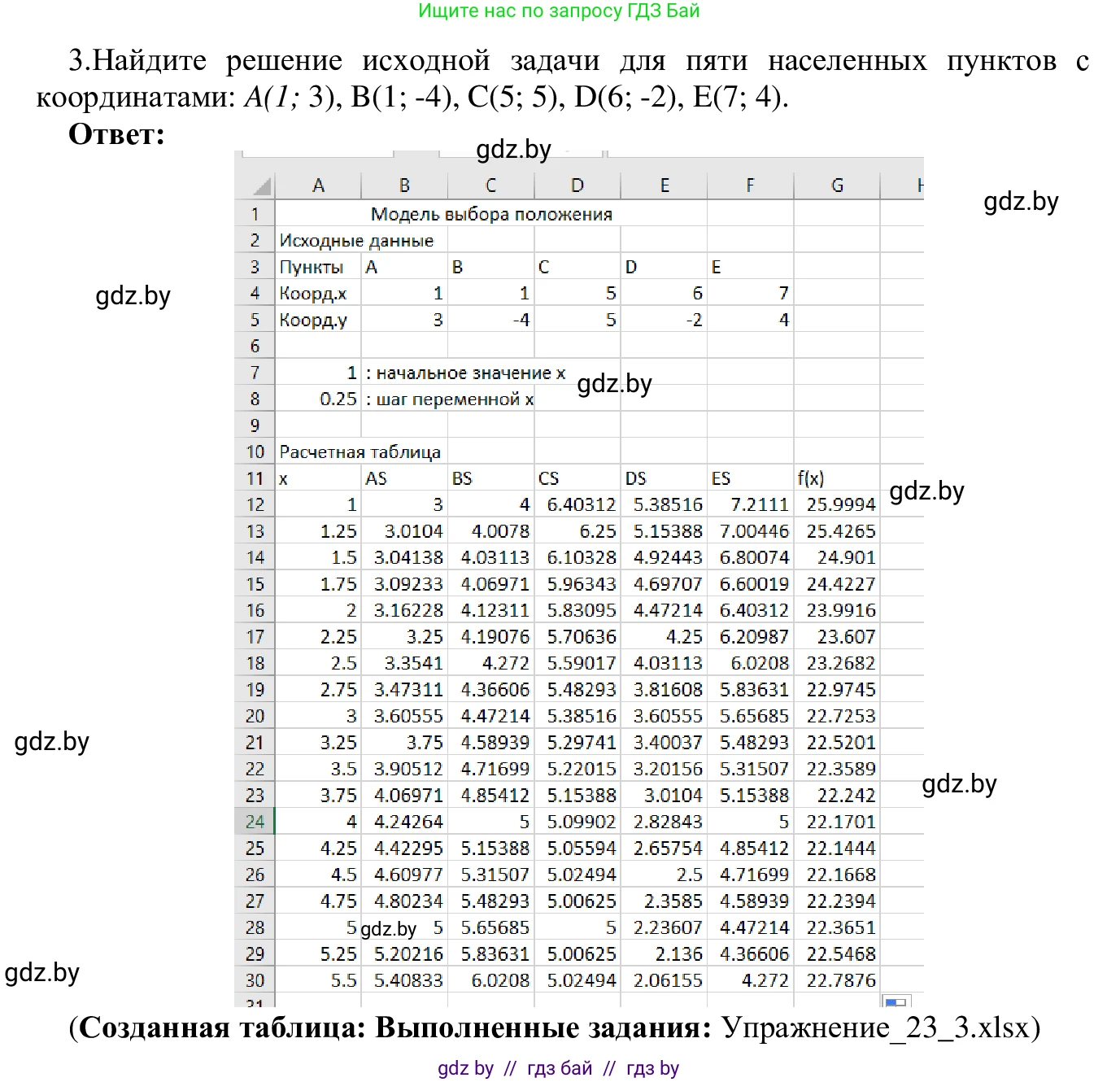 Информатика, 9 класс Учебник, авторы: Котов Владимир Михайлович, Лапо Анжелика Ивановна, Быкадоров Юрий Александрович, Войтехович Елена Николаевна, издательство Народная асвета, Минск, 2019, голубого цвета, страница 133, номер 3, Решение