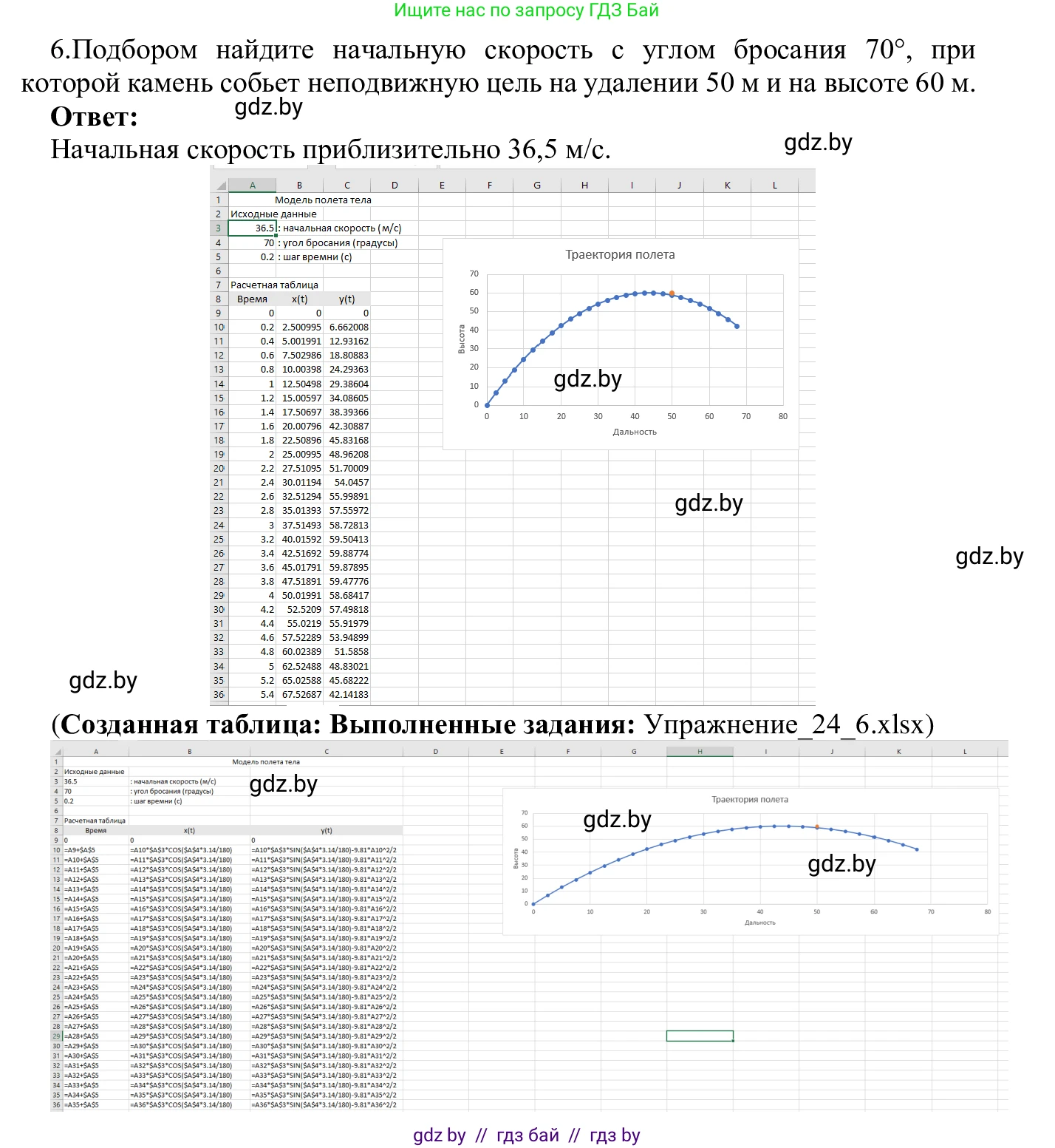 Информатика, 9 класс Учебник, авторы: Котов Владимир Михайлович, Лапо Анжелика Ивановна, Быкадоров Юрий Александрович, Войтехович Елена Николаевна, издательство Народная асвета, Минск, 2019, голубого цвета, страница 136, номер 6, Решение