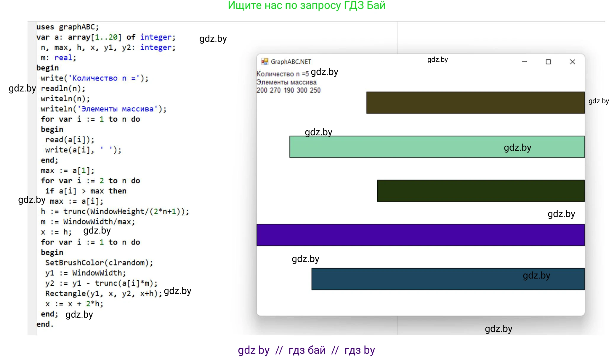 Информатика, 10 класс Учебник, авторы: Котов Владимир Михайлович, Лапо Анжелика Ивановна, Быкадоров Юрий Александрович, Войтехович Елена Николаевна, издательство Народная асвета, Минск, 2020, зелёного цвета, страница 54, номер 7, Решение (продолжение 3)