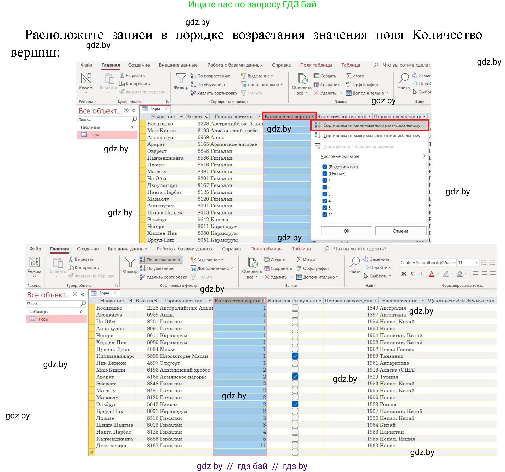 Информатика, 10 класс рабочая тетрадь, автор: Овчинникова Лариса Генадьевна, издательство Аверсэв, Минск, 2020, голубого цвета, страница 46, номер 1, Решение (продолжение 2)