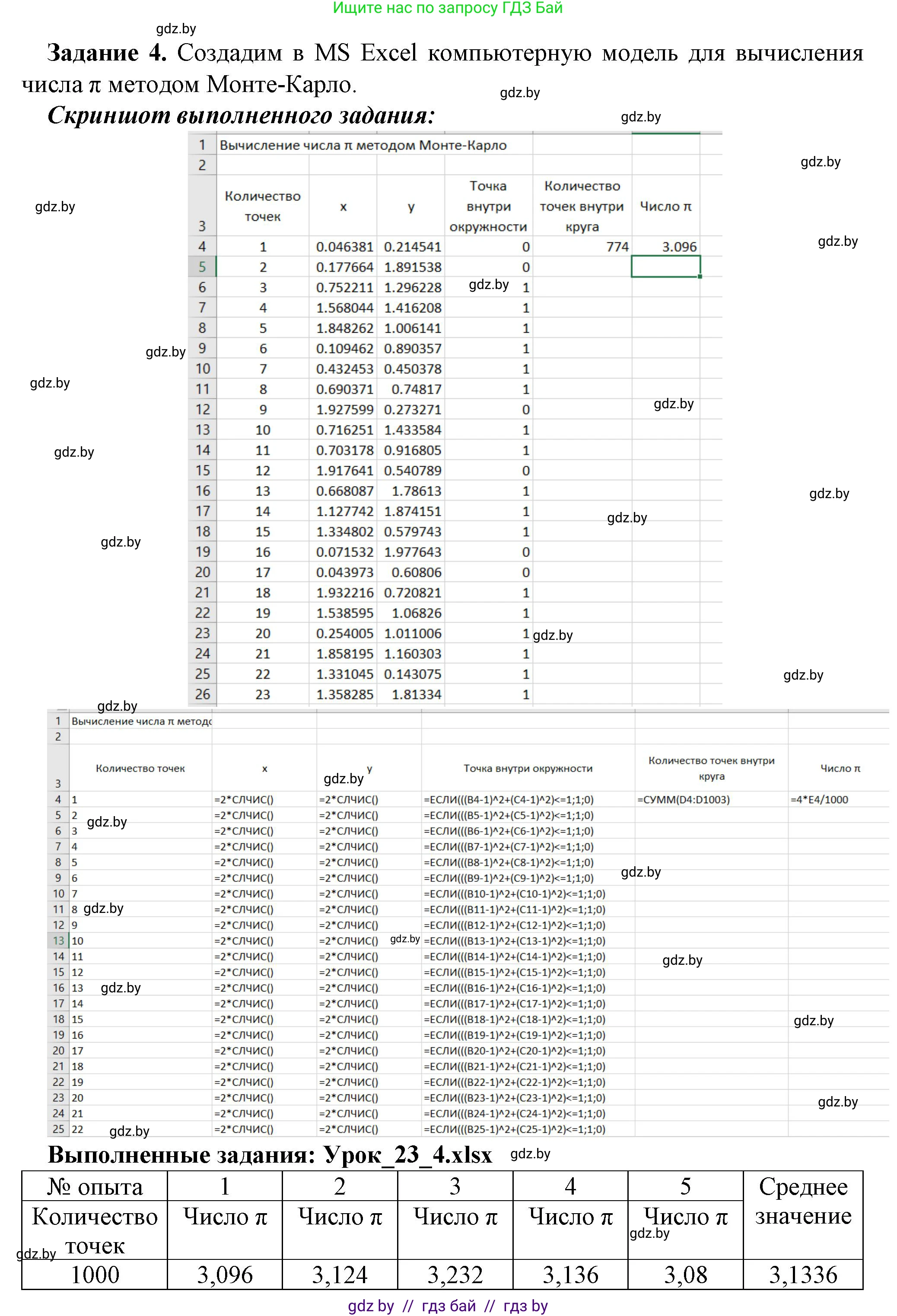 Информатика, 11 класс рабочая тетрадь, авторы: Овчинникова Лариса Генадьевна, Пузиновская Светлана Григорьевна, издательство Аверсэв, Минск, 2022, серого цвета, страница 93, номер 4, Решение