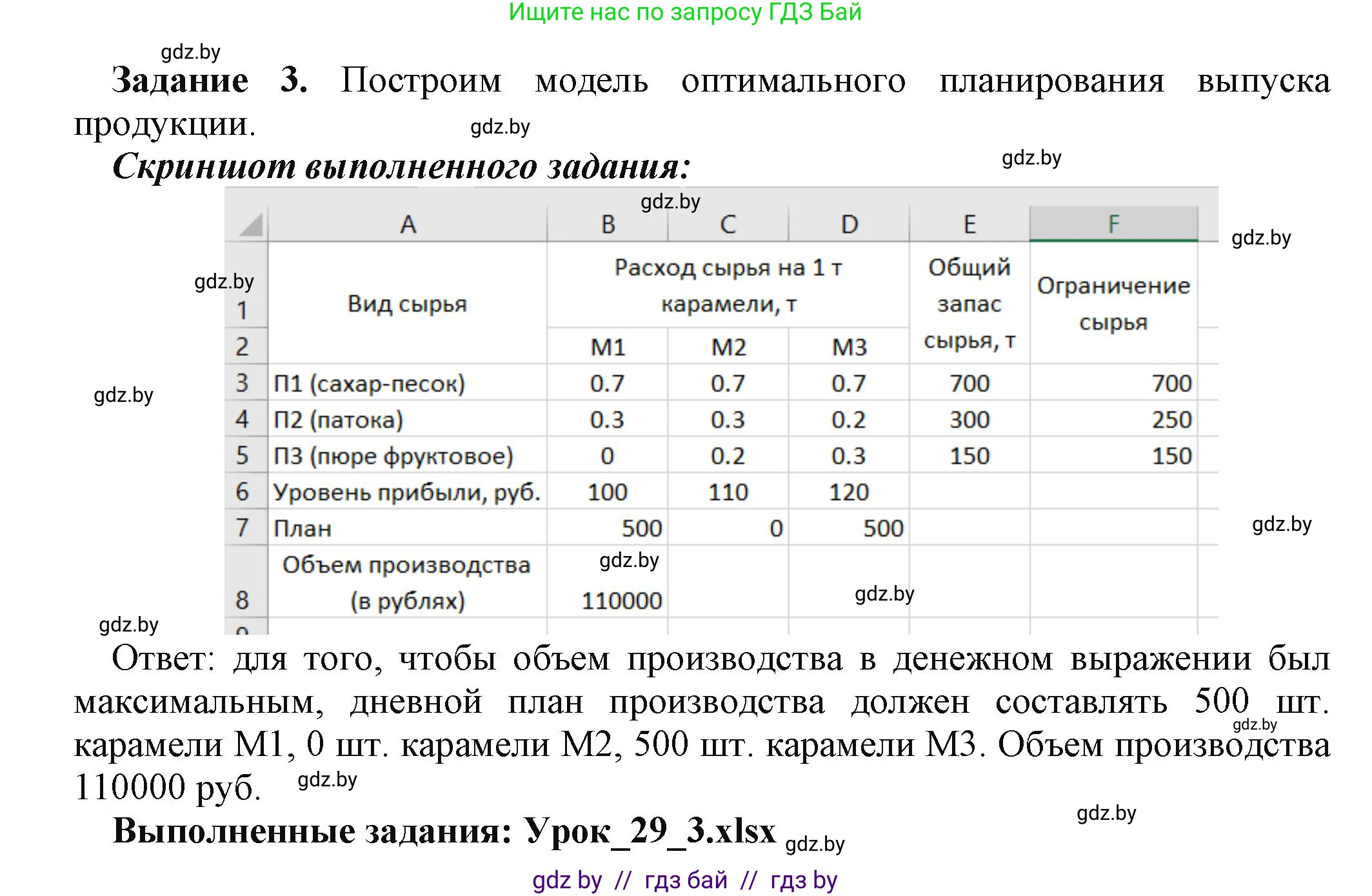 Информатика, 11 класс рабочая тетрадь, авторы: Овчинникова Лариса Генадьевна, Пузиновская Светлана Григорьевна, издательство Аверсэв, Минск, 2022, серого цвета, страница 116, номер 3, Решение