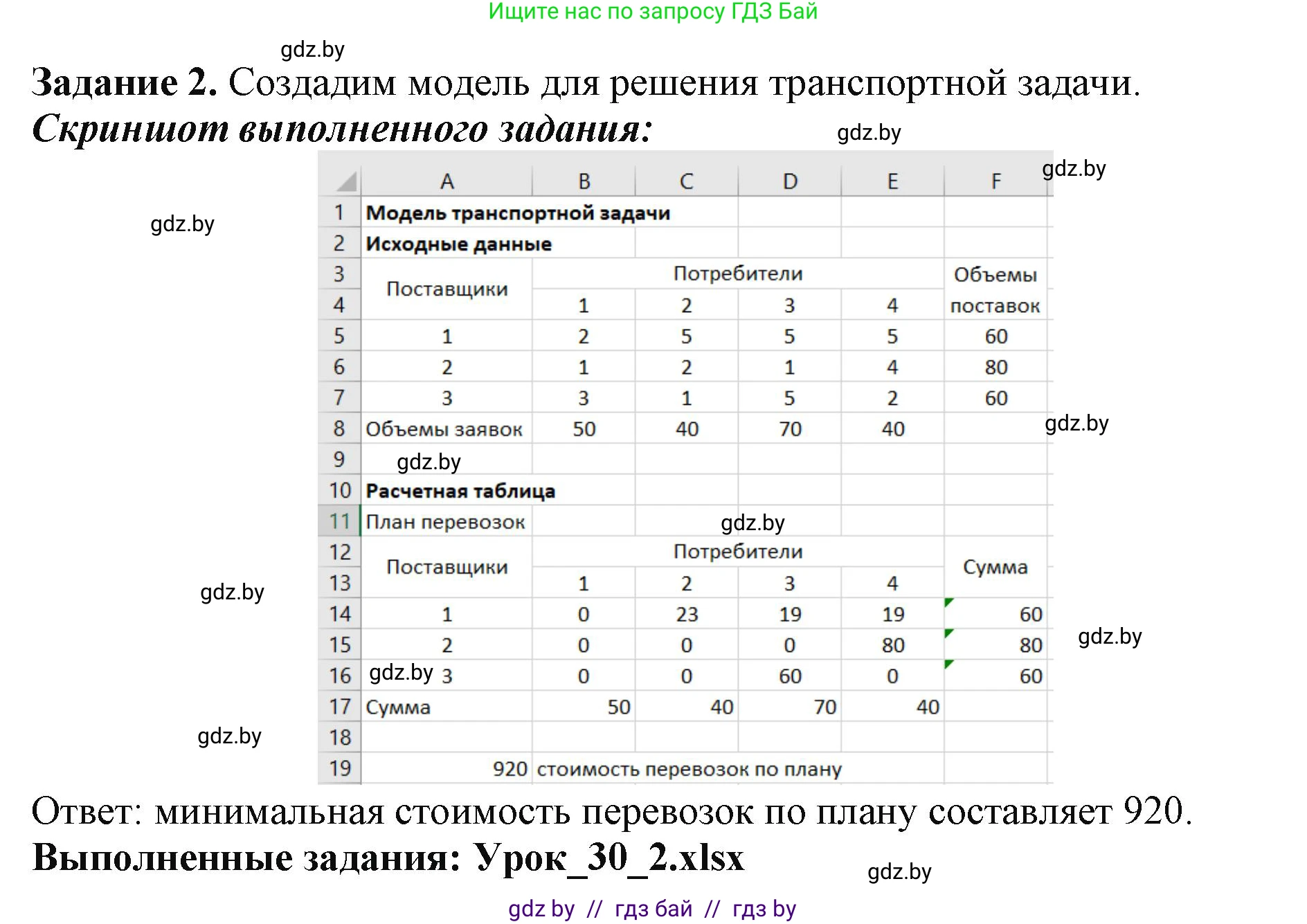 Информатика, 11 класс рабочая тетрадь, авторы: Овчинникова Лариса Генадьевна, Пузиновская Светлана Григорьевна, издательство Аверсэв, Минск, 2022, серого цвета, страница 122, номер 2, Решение