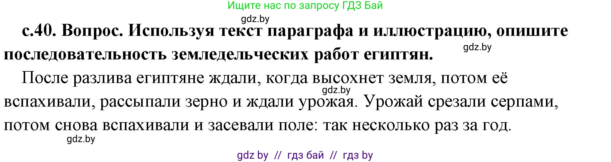 История Древнего мира, 5 класс Учебник, авторы: Кошелев Владимир Сергеевич, Прохоров Андрей Аркадьевич, Перзашкевич Олег Валерьевич, Журавлевич Ольга Георгиевна, издательство Народная асвета, Минск, 2019, коричневого цвета, Часть 1, страница 40, номер 3, Решение 1 (подробные ответы)