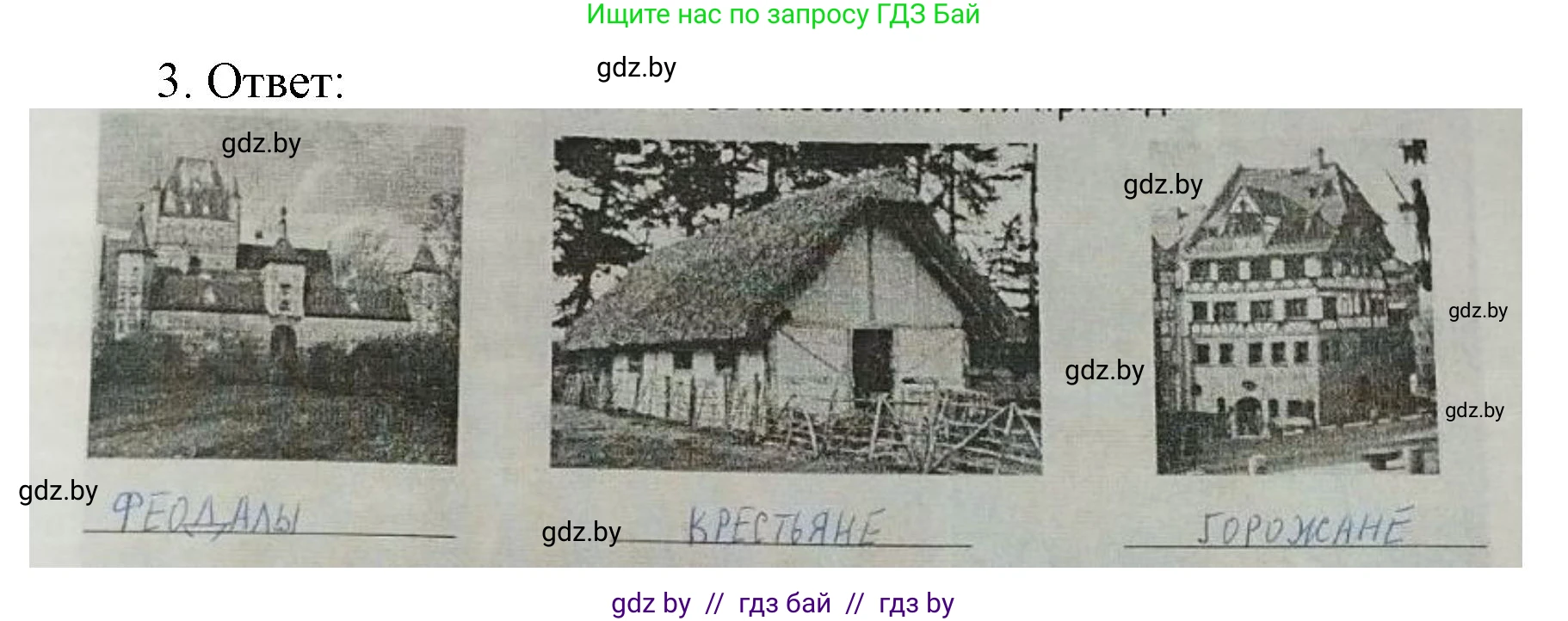 История средних веков, 6 класс рабочая тетрадь, авторы: Федосик Виктор Анатольевич, Темушев Степан Николаевич, Мазарчук Дмитрий Валерьевич, издательство Аверсэв, Минск, 2023, коричневого цвета, страница 25, номер 3, Решение