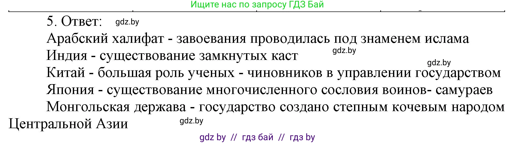 История средних веков, 6 класс рабочая тетрадь, авторы: Федосик Виктор Анатольевич, Темушев Степан Николаевич, Мазарчук Дмитрий Валерьевич, издательство Аверсэв, Минск, 2023, коричневого цвета, страница 117, номер 5, Решение