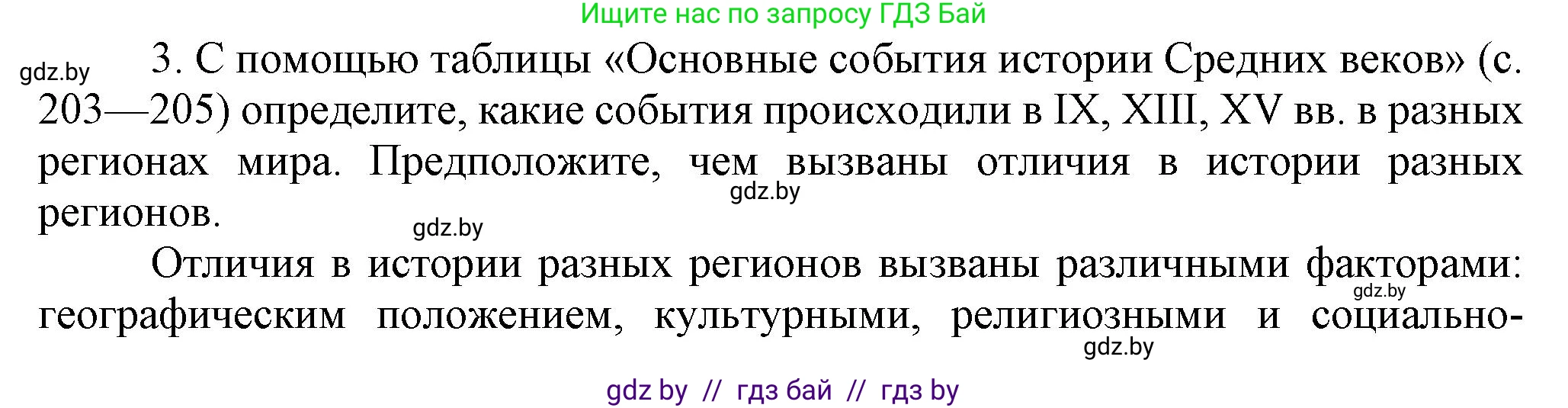 История средних веков, 6 класс Учебник, авторы: Прохоров Андрей Аркадьевич, Федосик Виктор Анатольевич, Темушев Степан Николаевич, издательство Народная асвета, Минск, 2023, красного цвета, страница 199, номер 3, Решение