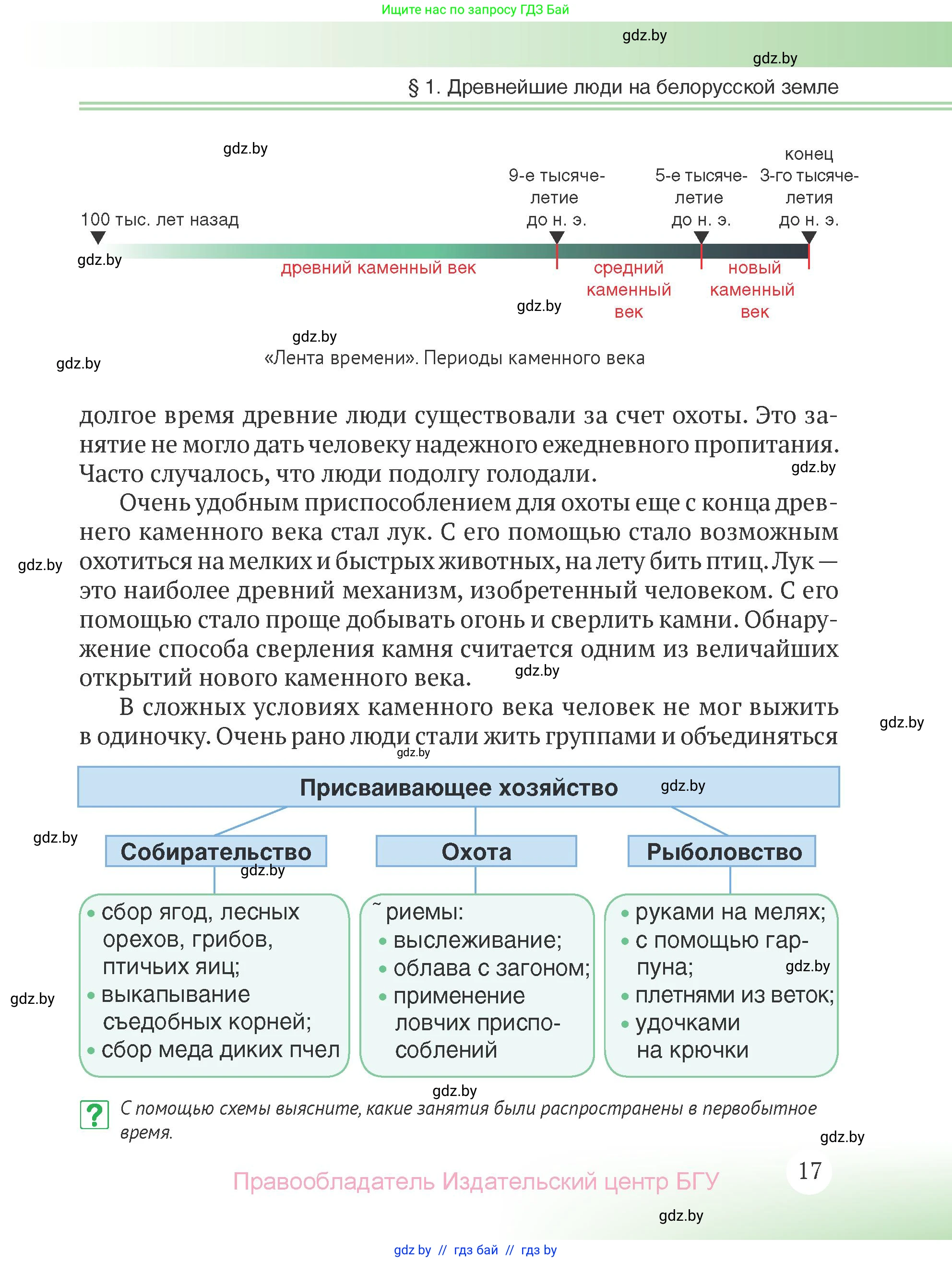 История Беларуси (Гісторыя Беларусі), 6 класс Учебник, авторы: Темушев Степан Николаевич, Бохан Юрий Николаевич, издательство Издательский центр БГУ, Минск, 2023, страница 17
