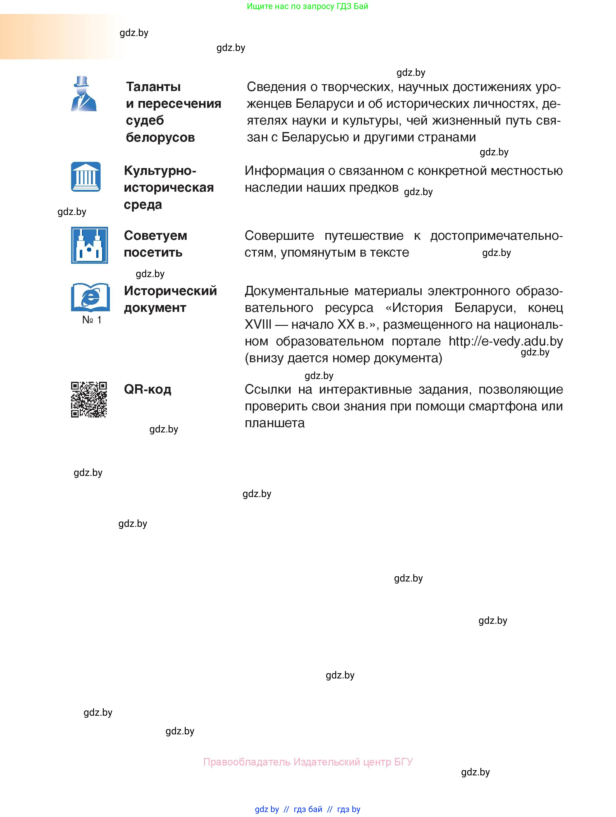 История Беларуси (Гісторыя Беларусі), 8 класс Учебник, авторы: Панов Сергей Вениаминович, Морозова Светлана Валентиновна, Сосно Владимир Аркадьевич, издательство Издательский центр БГУ, Минск, 2018, красного цвета, страница 6