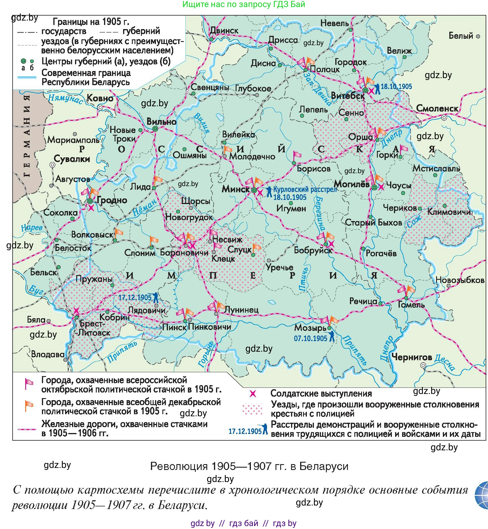 История Беларуси (Гісторыя Беларусі), 8 класс Учебник, авторы: Панов Сергей Вениаминович, Морозова Светлана Валентиновна, Сосно Владимир Аркадьевич, издательство Издательский центр БГУ, Минск, 2018, красного цвета, страница 91, Условие