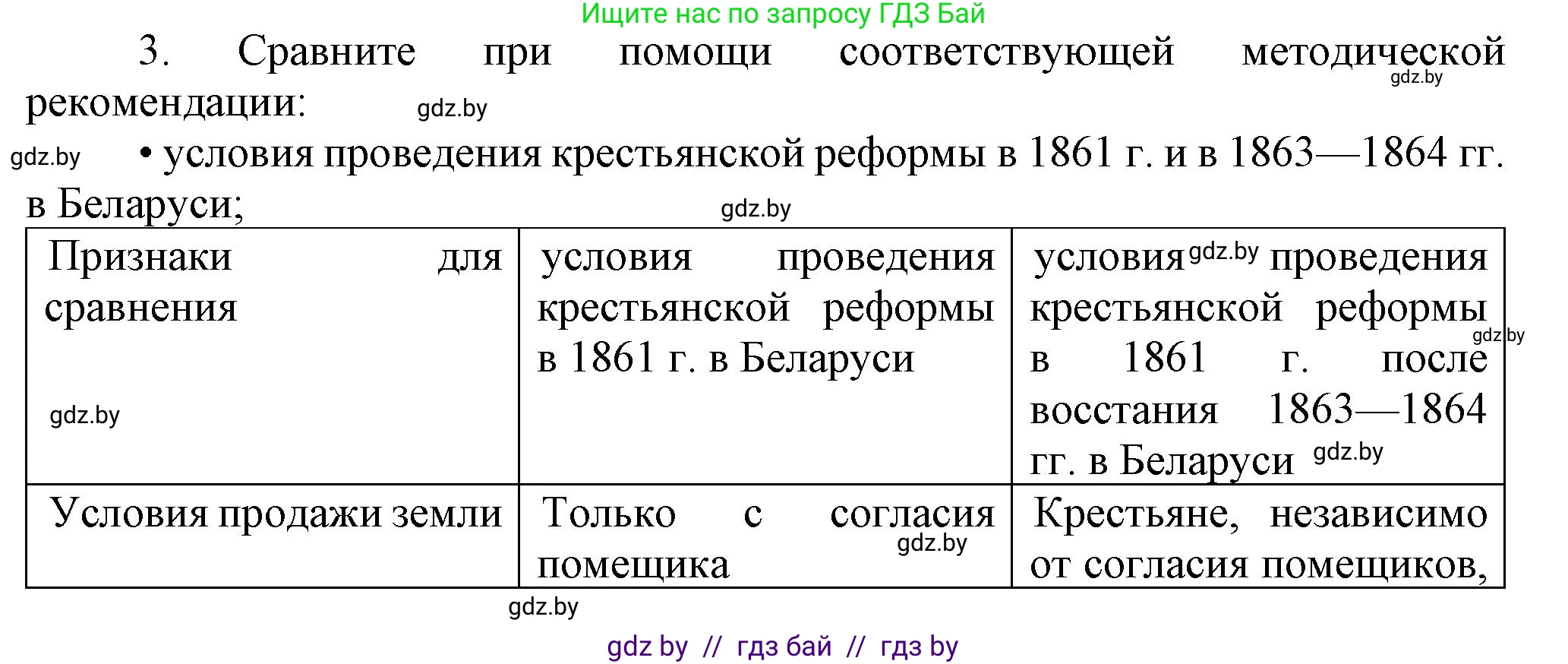История Беларуси (Гісторыя Беларусі), 8 класс Учебник, авторы: Панов Сергей Вениаминович, Морозова Светлана Валентиновна, Сосно Владимир Аркадьевич, издательство Издательский центр БГУ, Минск, 2018, красного цвета, страница 139, номер 3, Решение