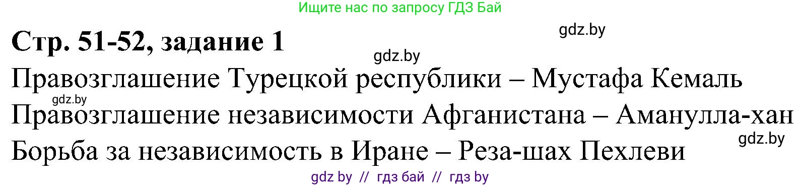 Всемирная история, 9 класс Практикум, авторы: Кошелев Владимир Сергеевич, Краснова Марина Алексеевна, Кошелева Наталья Владимировна, издательство Аверсэв, Минск, 2020, серого цвета, страница 51, номер 1, Решение