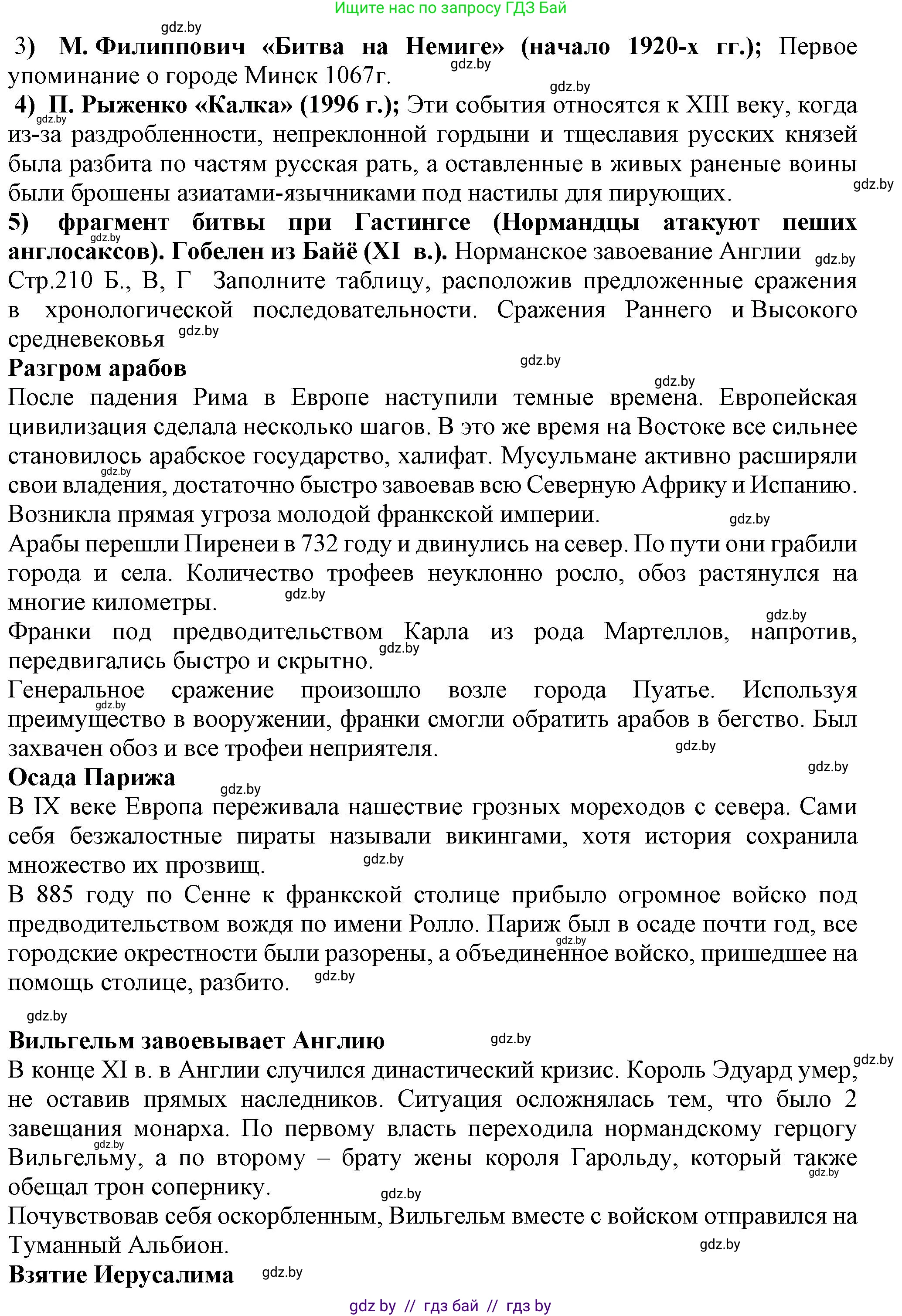 История Беларуси (Гісторыя Беларусі), 10 класс Учебник, авторы: Кохановский Александр Генадьевич, Кошелев Владимир Сергеевич, Темушев Степан Николаевич, Черепко С А, Белозорович В А, Матюшевская М И, Риер Я Г, Ходин С Н, издательство Издательский центр БГУ, Минск, 2024, бежевого цвета, Часть 1, страница 209, номер 3, Решение (продолжение 2)