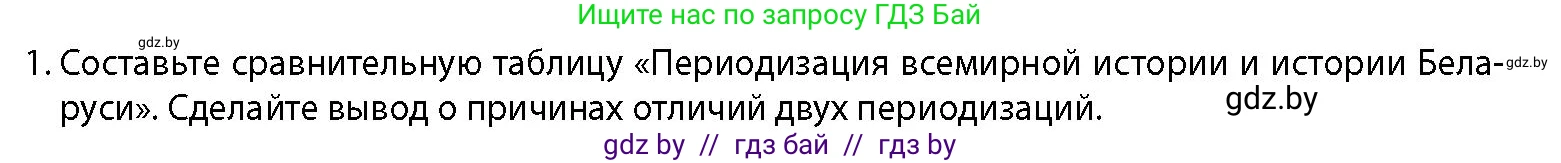 История Беларуси (Гісторыя Беларусі), 11 класс Учебник, авторы: Кохановский Александр Генадьевич, Кошелев Владимир Сергеевич, Темушев Степан Николаевич, Мох Е Н, Мезга Н Н, Корсак А И, Маскевич А И, Ходин С Н, издательство Издательский центр БГУ, Минск, 2025, зелёного цвета, страница 15, номер 1, Условие