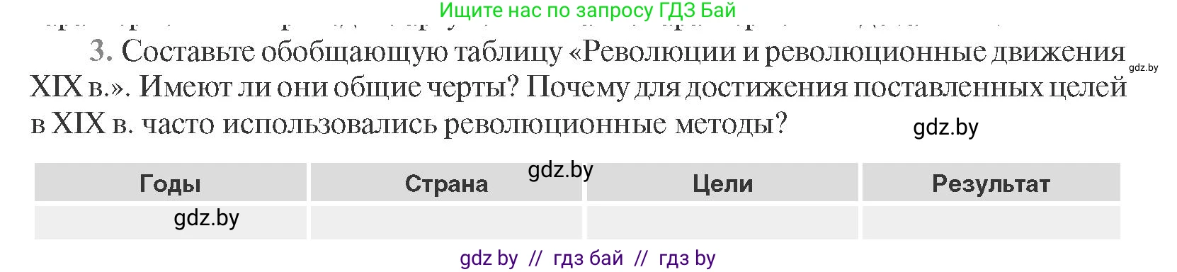 Всемирная история, 11 класс Учебник, авторы: Кошелев Владимир Сергеевич, Кошелева Наталья Владимировна, Краснова Марина Алексеевна, издательство Издательский центр БГУ, Минск, бирюзового цвета, страница 96, номер 3, Условие