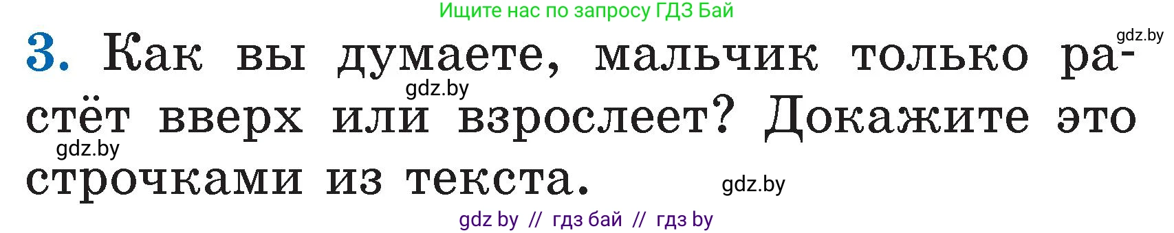 Литературное чтение, 2 класс Учебник, авторы: Воропаева Валентина Степановна, Куцанова Татьяна Степановна, издательство Национальный институт образования, Минск, 2022, голубого цвета, Часть 1, страница 62, номер 3, Условие