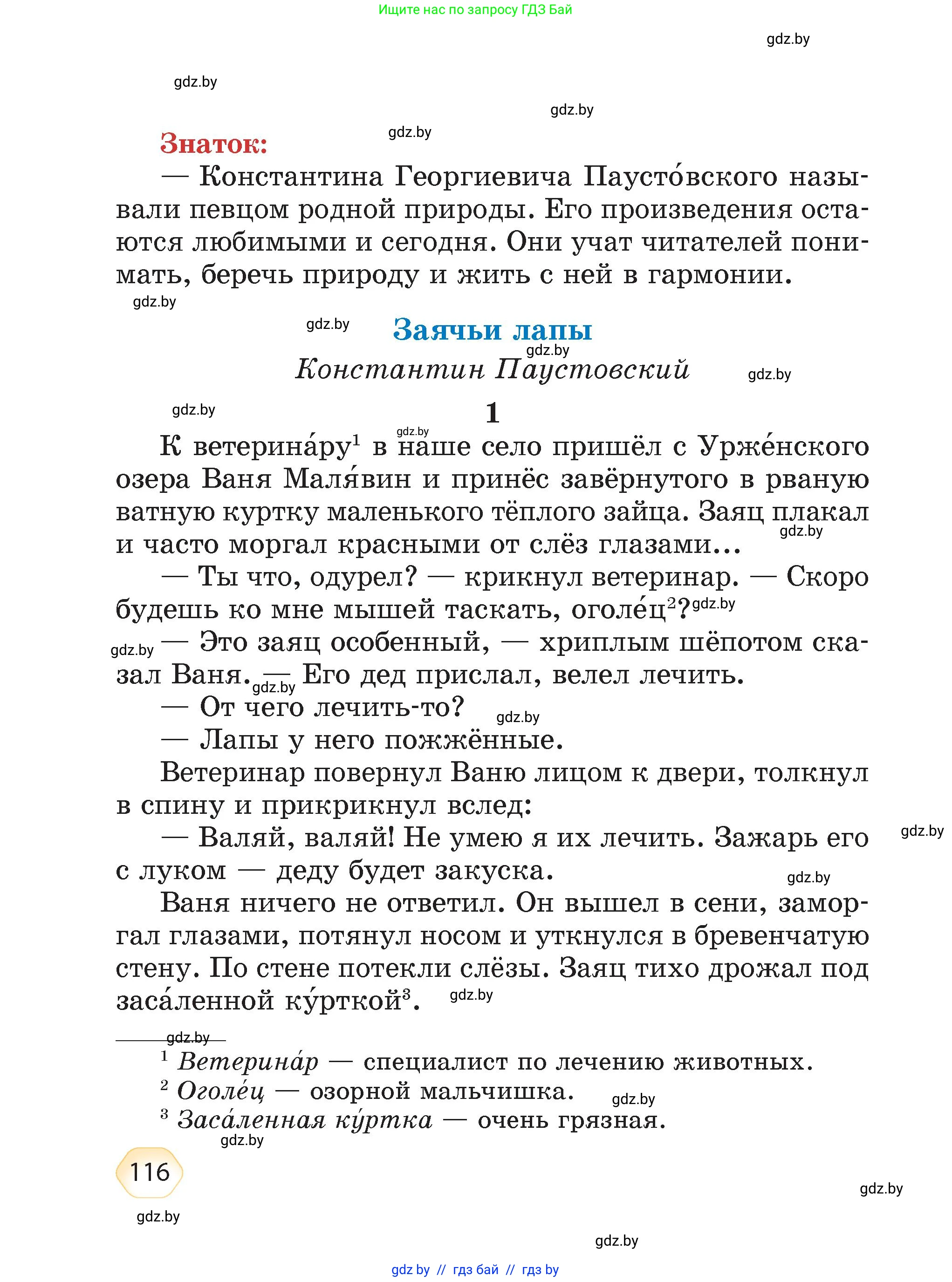 Литературное чтение, 4 класс Учебник, авторы: Воропаева Валентина Степановна, Куцанова Татьяна Степановна, Стремок Ирина Михайловна, издательство Академия образования, Минск, 2025, жёлтого цвета, страница 116