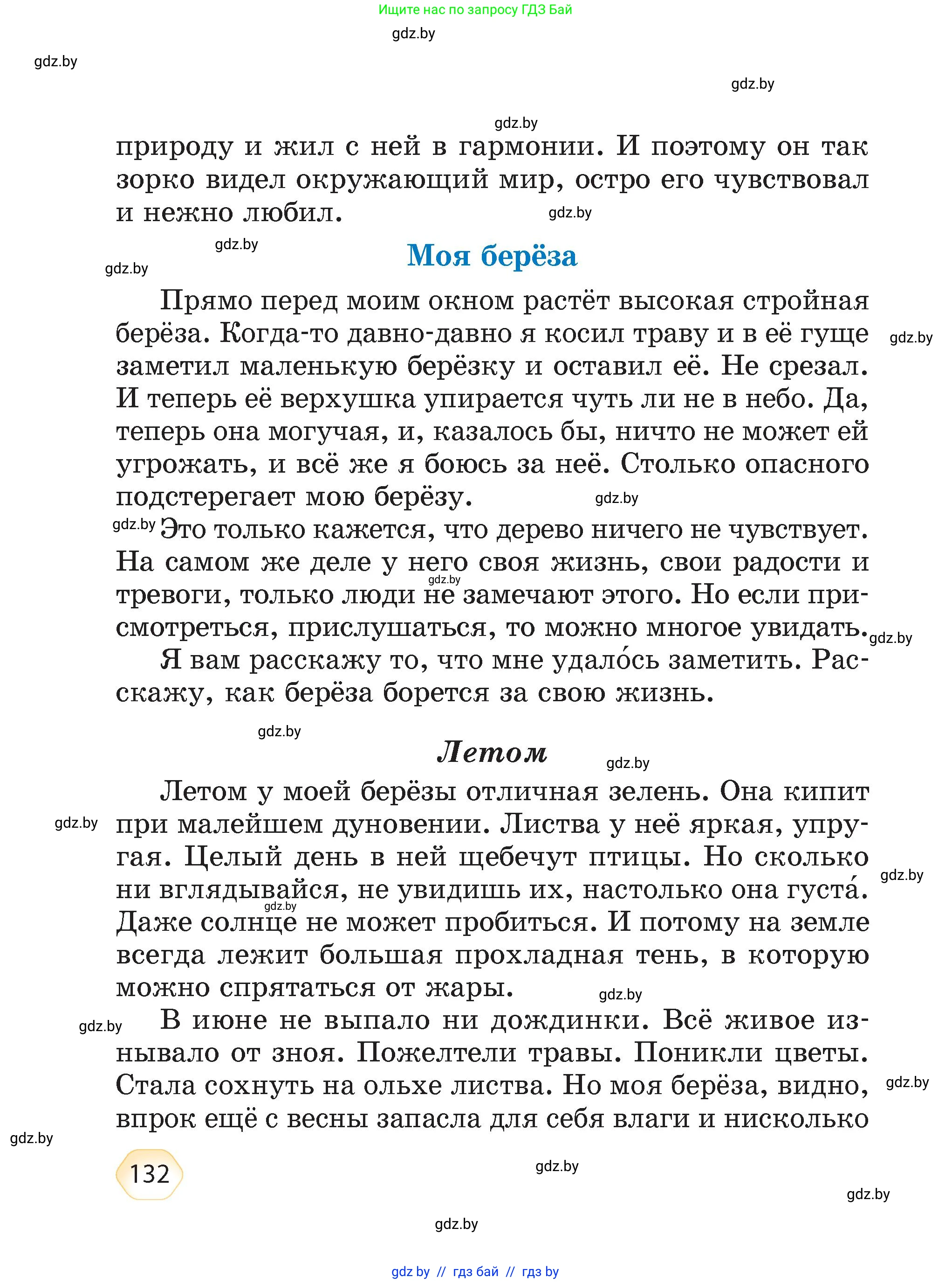 Литературное чтение, 4 класс Учебник, авторы: Воропаева Валентина Степановна, Куцанова Татьяна Степановна, Стремок Ирина Михайловна, издательство Академия образования, Минск, 2025, жёлтого цвета, страница 132
