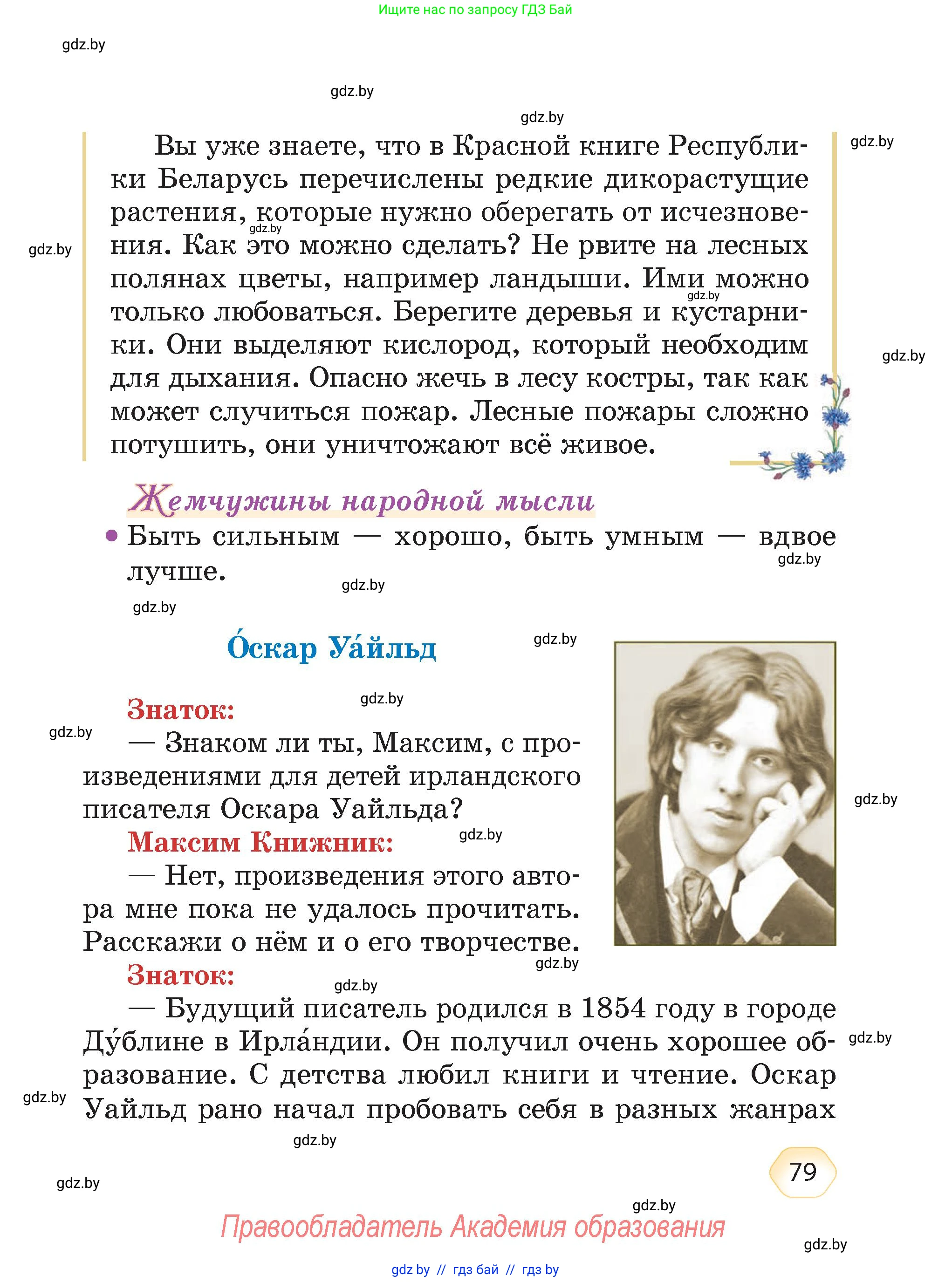 Литературное чтение, 4 класс Учебник, авторы: Воропаева Валентина Степановна, Куцанова Татьяна Степановна, Стремок Ирина Михайловна, издательство Академия образования, Минск, 2025, жёлтого цвета, страница 79