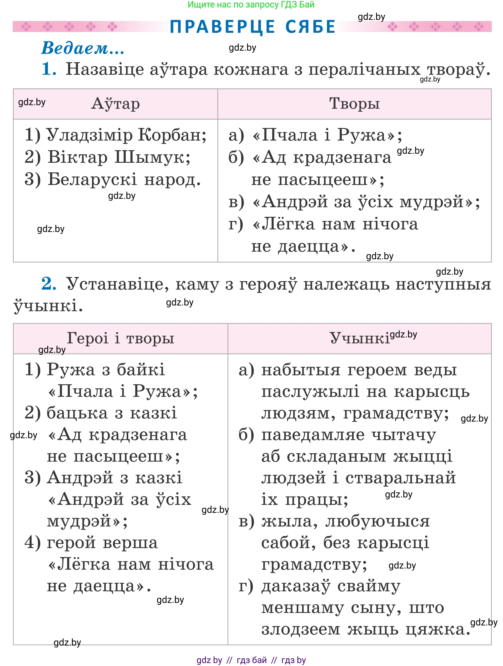 Літаратурнае чытанне, 4 класс Учебник, авторы: Жуковіч Мікалай Васільевіч, Праскаловіч Вольга Уладзіміраўна, издательство Нацыянальны інстытут адукацыі, Минск, 2024, зелёного цвета, Часть 2, страница 54, номер 54, Условие