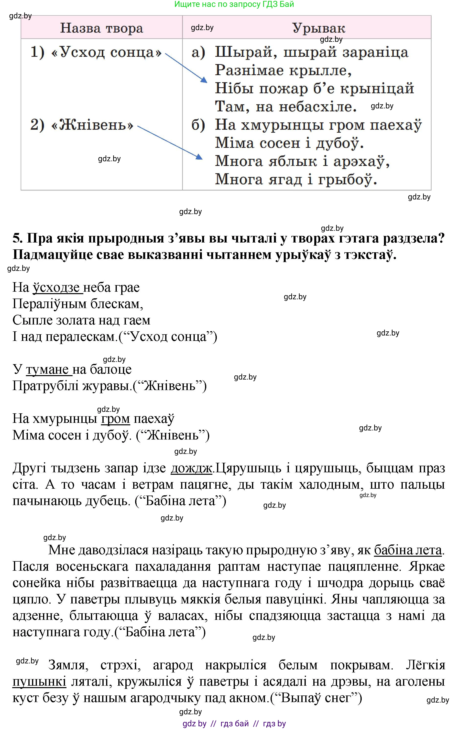 Літаратурнае чытанне, 4 класс Учебник, авторы: Жуковіч Мікалай Васільевіч, Праскаловіч Вольга Уладзіміраўна, издательство Нацыянальны інстытут адукацыі, Минск, 2024, зелёного цвета, Часть 1, страница 31, номер 31, Решение (продолжение 2)