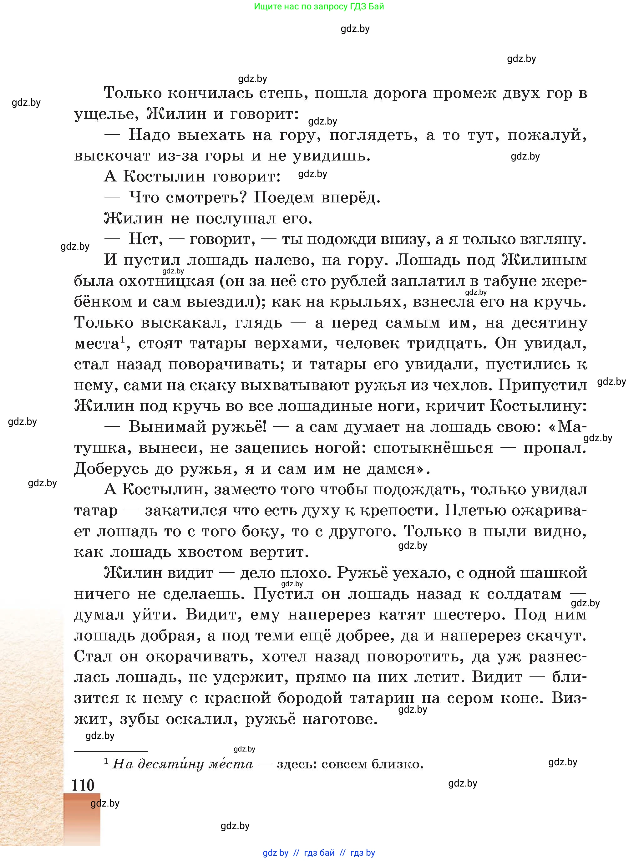 Русская литература, 5 класс Учебник, авторы: Мушинская Тамара Фёдоровна, Перевозная Евгения Васильевна, Каратай Светлана Николаевна, Гаранина Алла Ивановна, Монич И В, издательство Академия образования, Минск, 2025, бежевого цвета, страница 110