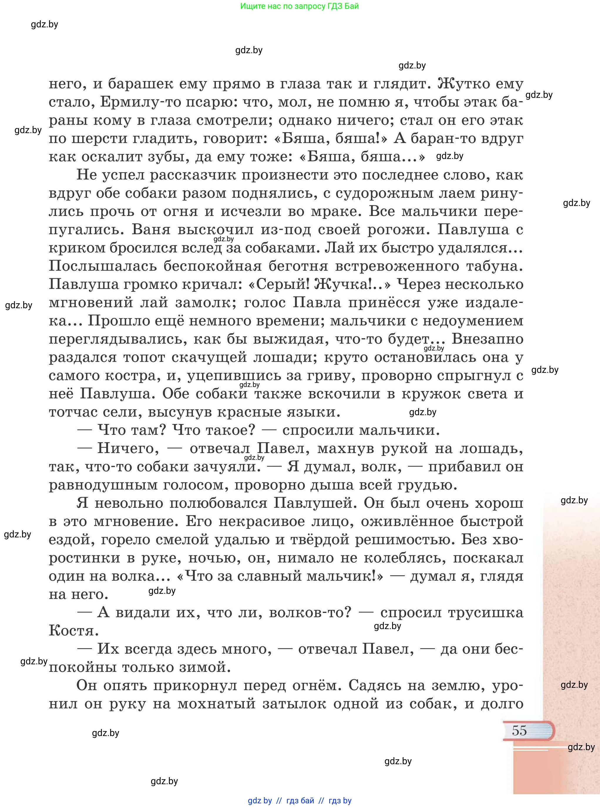 Русская литература, 6 класс Учебник, авторы: Захарова Светлана Николаевна, Юстинская Гюльнара Мансуровна, издательство Национальный институт образования, Минск, 2019, бежевого цвета, страница 55