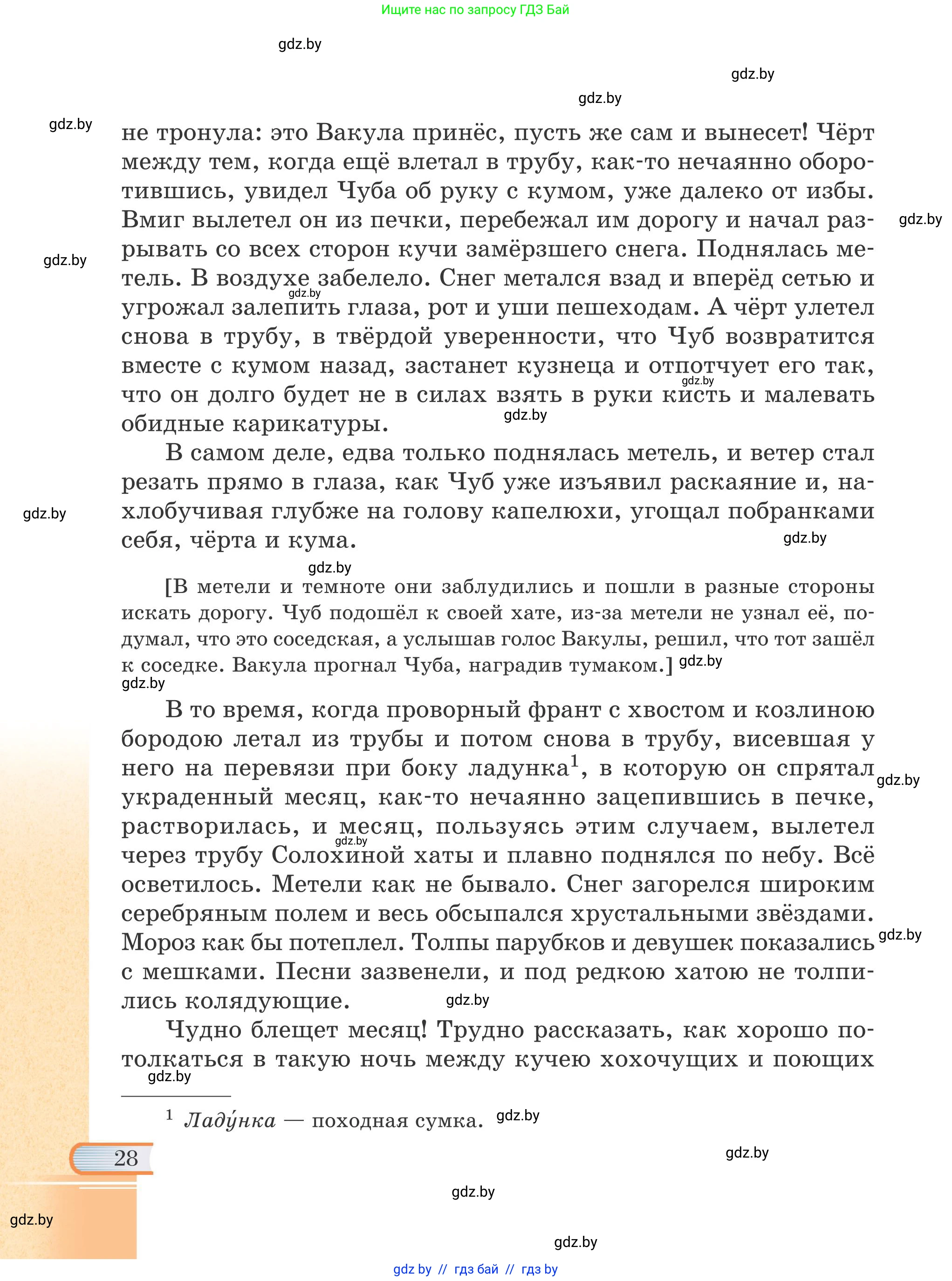 Русская литература, 6 класс Учебник, авторы: Захарова Светлана Николаевна, Юстинская Гюльнара Мансуровна, издательство Национальный институт образования, Минск, 2019, бежевого цвета, страница 28