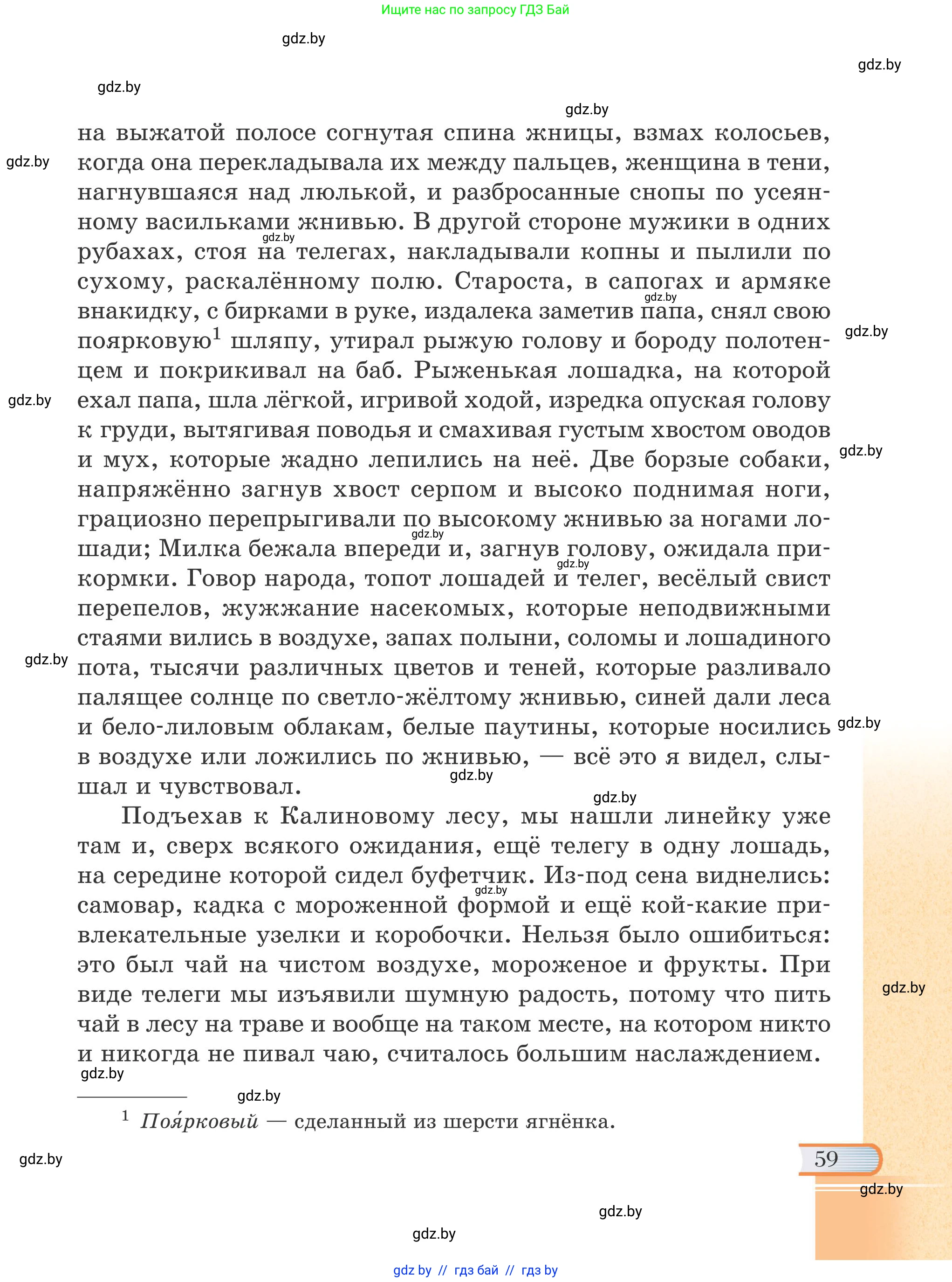 Русская литература, 6 класс Учебник, авторы: Захарова Светлана Николаевна, Юстинская Гюльнара Мансуровна, издательство Национальный институт образования, Минск, 2019, бежевого цвета, страница 59