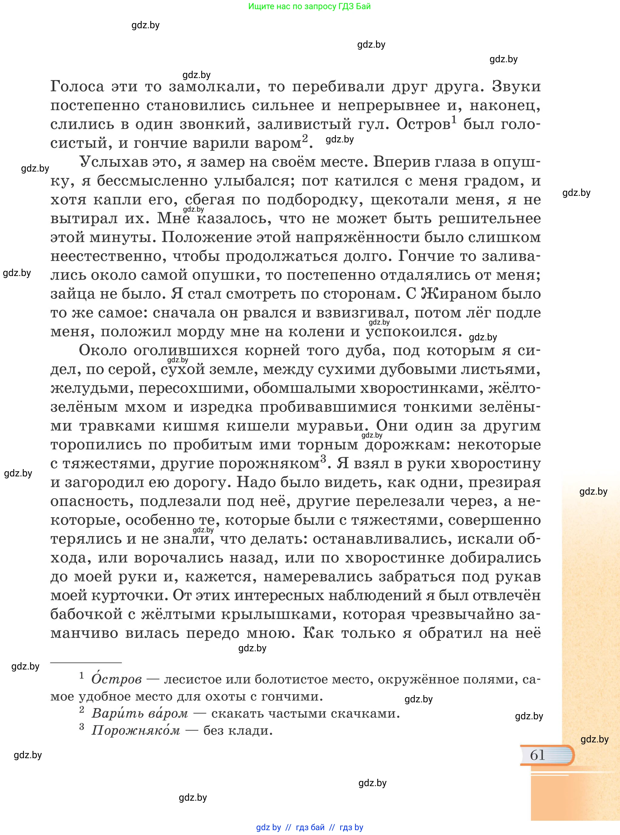 Русская литература, 6 класс Учебник, авторы: Захарова Светлана Николаевна, Юстинская Гюльнара Мансуровна, издательство Национальный институт образования, Минск, 2019, бежевого цвета, страница 61