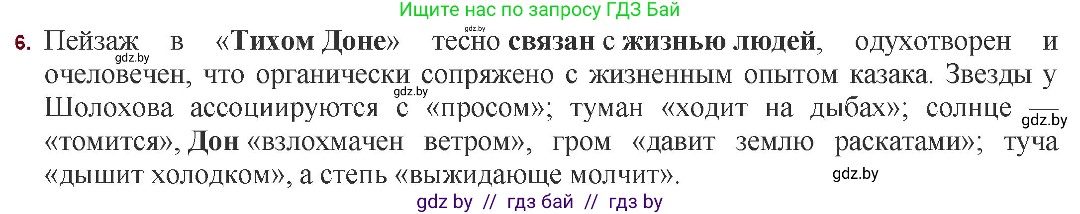 Русская литература, 11 класс Учебник, авторы: Сенькевич Татьяна Васильевна, Капшай Наталья Павловна, Кушнерёва Людмила Алексеевна, Темушева Екатерина Александровна, издательство Национальный институт образования, Минск, 2021, страница 211, номер 6, Решение
