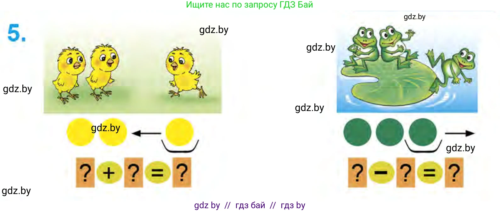 Математика, 1 класс Учебник, авторы: Муравьева Галина Леонидовна, Урбан Мария Анатольевна, издательство Академия образования, Минск, 2024, Часть 1, страница 27, номер 5, Условие