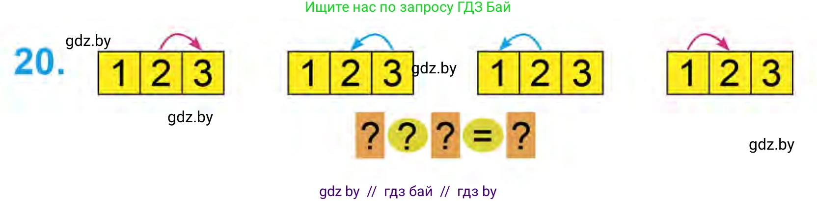 Математика, 1 класс Учебник, авторы: Муравьева Галина Леонидовна, Урбан Мария Анатольевна, издательство Академия образования, Минск, 2024, Часть 1, страница 37, номер 20, Условие