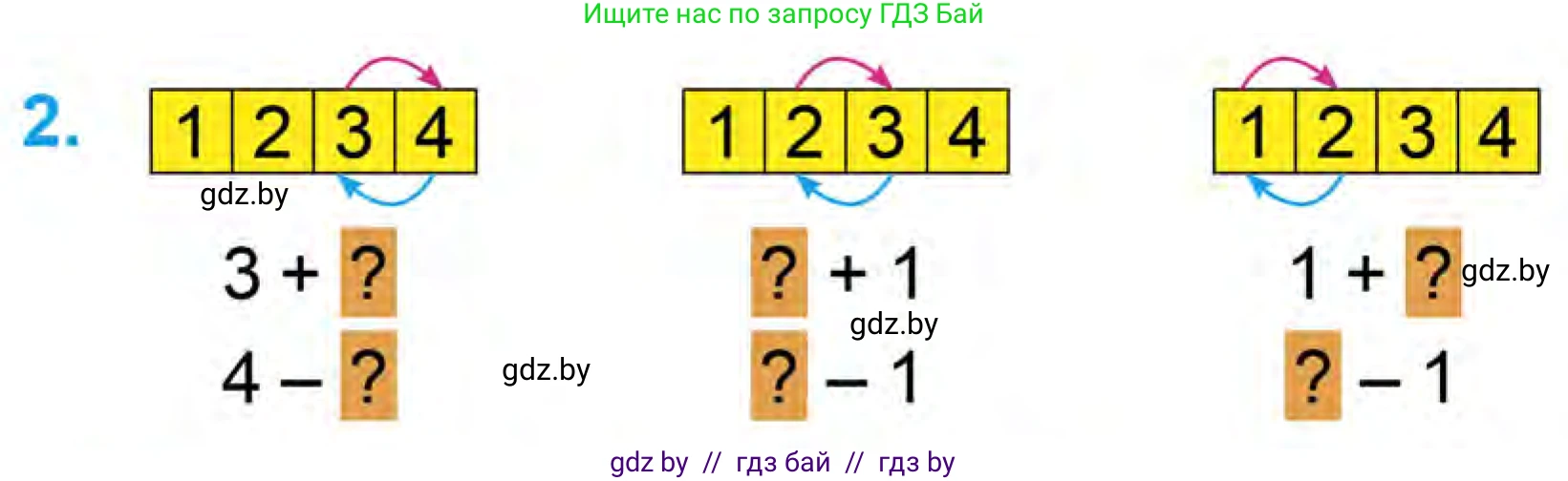 Математика, 1 класс Учебник, авторы: Муравьева Галина Леонидовна, Урбан Мария Анатольевна, издательство Академия образования, Минск, 2024, Часть 1, страница 42, номер 2, Условие