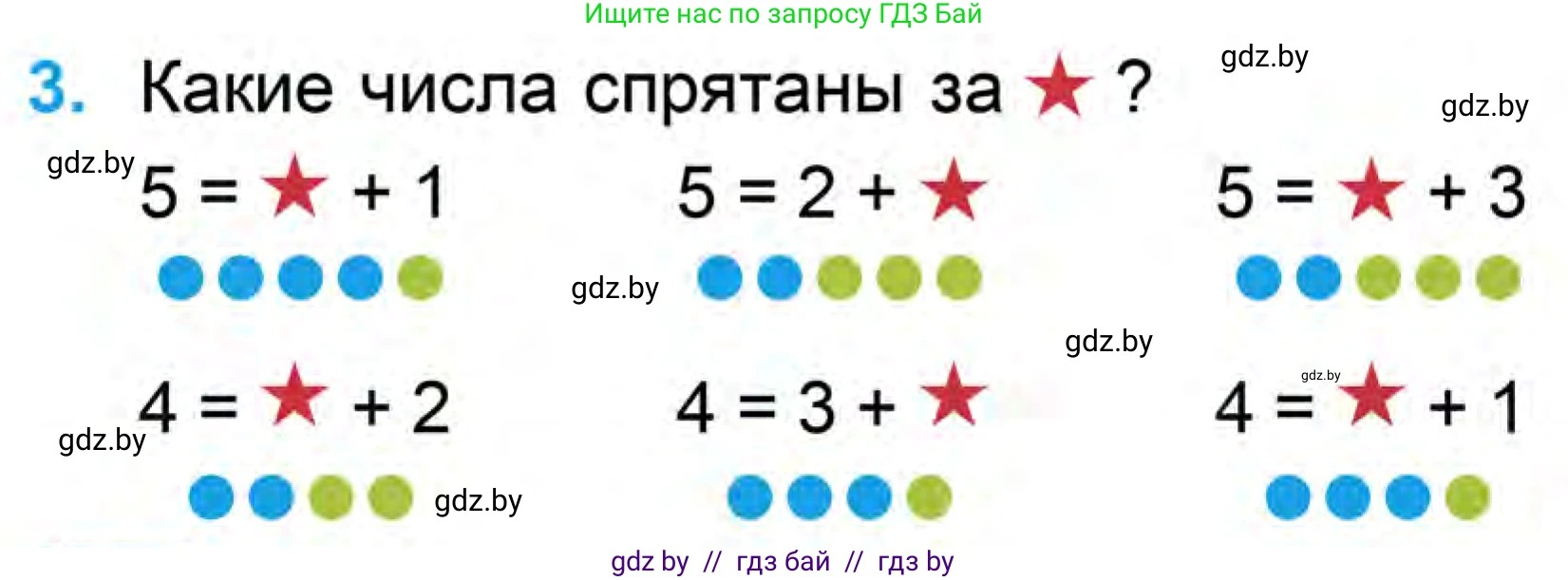 Математика, 1 класс Учебник, авторы: Муравьева Галина Леонидовна, Урбан Мария Анатольевна, издательство Академия образования, Минск, 2024, Часть 1, страница 48, номер 3, Условие