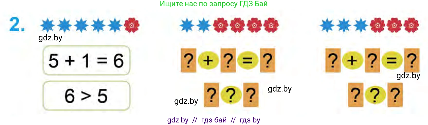 Математика, 1 класс Учебник, авторы: Муравьева Галина Леонидовна, Урбан Мария Анатольевна, издательство Академия образования, Минск, 2024, Часть 1, страница 58, номер 2, Условие