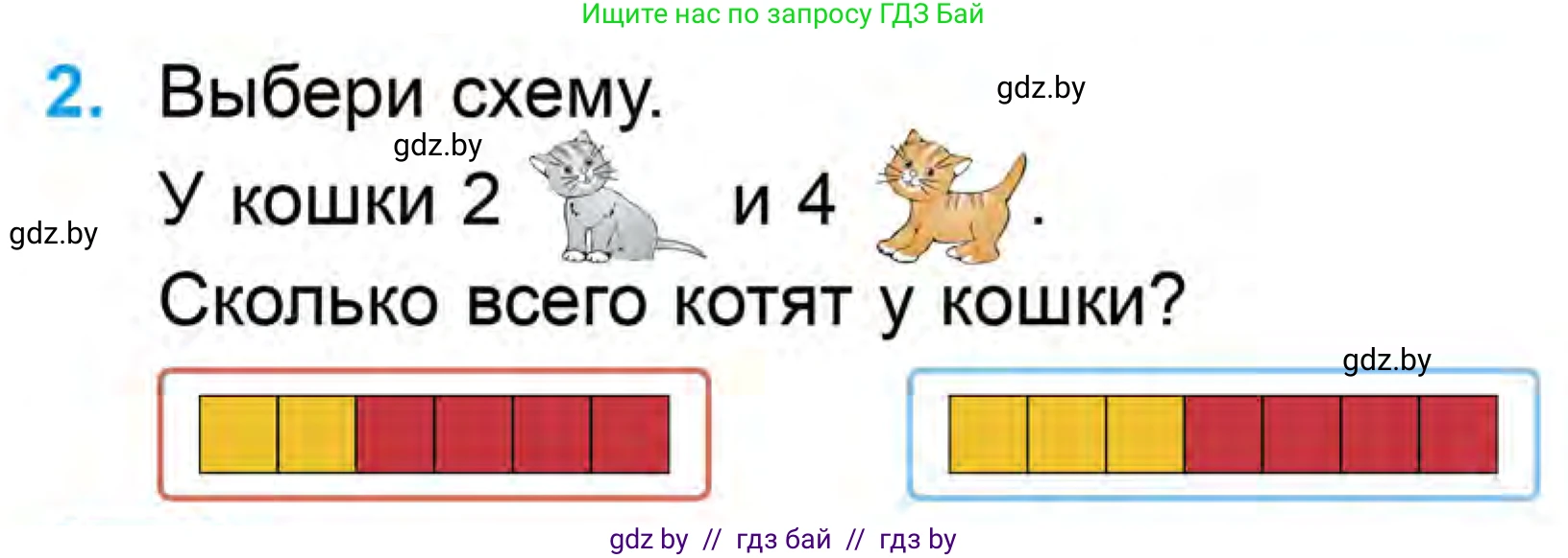 Математика, 1 класс Учебник, авторы: Муравьева Галина Леонидовна, Урбан Мария Анатольевна, издательство Академия образования, Минск, 2024, Часть 1, страница 70, номер 2, Условие