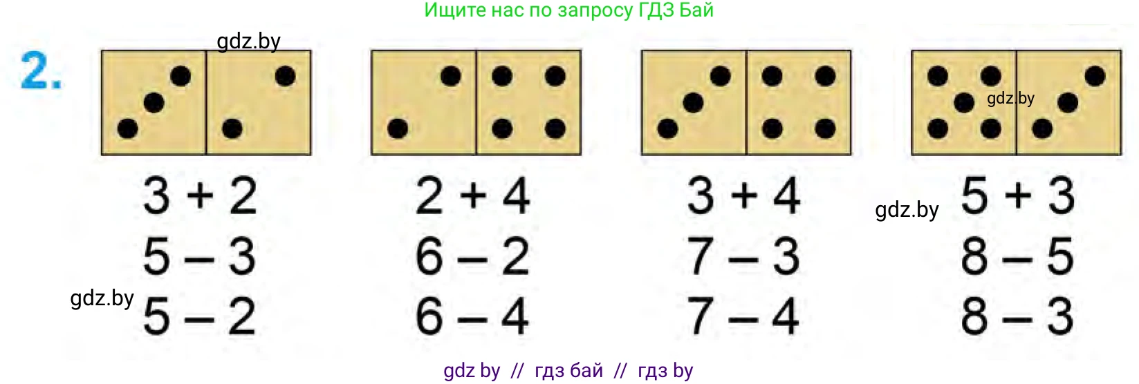 Математика, 1 класс Учебник, авторы: Муравьева Галина Леонидовна, Урбан Мария Анатольевна, издательство Академия образования, Минск, 2024, Часть 1, страница 88, номер 2, Условие