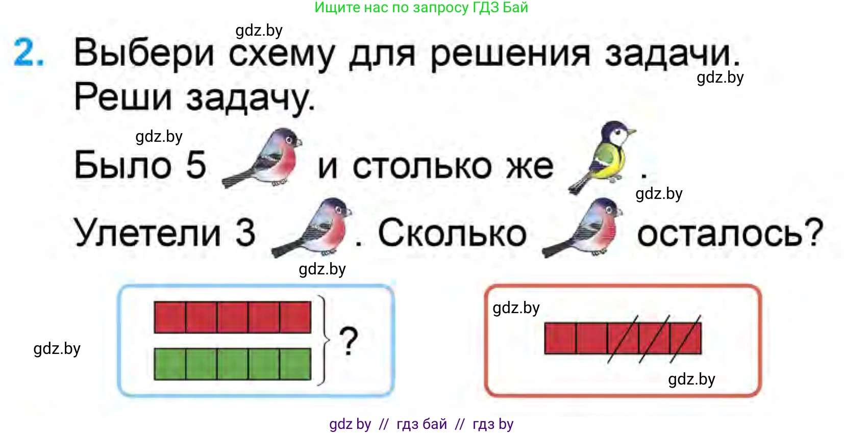 Математика, 1 класс Учебник, авторы: Муравьева Галина Леонидовна, Урбан Мария Анатольевна, издательство Академия образования, Минск, 2024, Часть 1, страница 94, номер 2, Условие