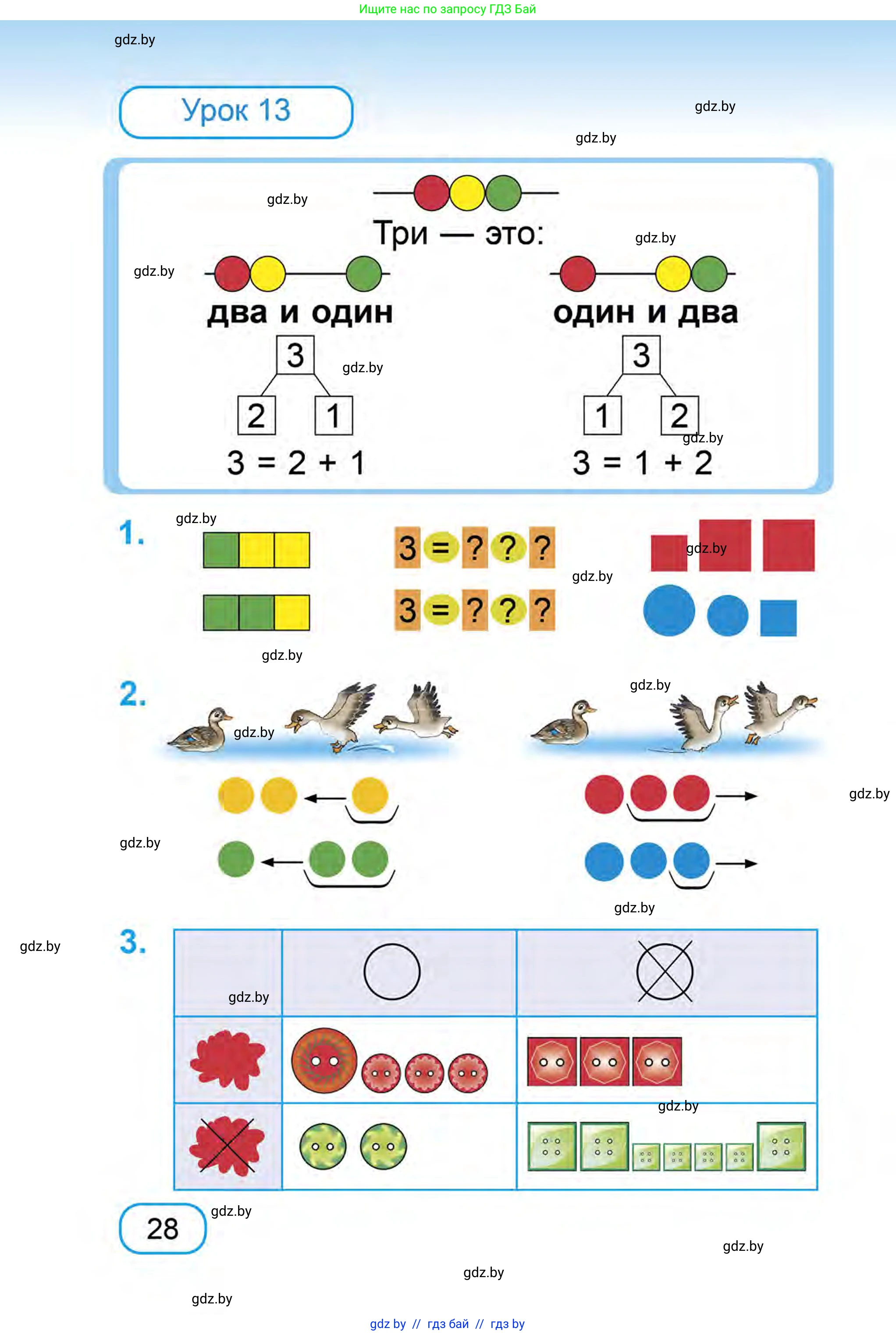 Математика, 1 класс Учебник, авторы: Муравьева Галина Леонидовна, Урбан Мария Анатольевна, издательство Академия образования, Минск, 2024, Часть 1, страница 28