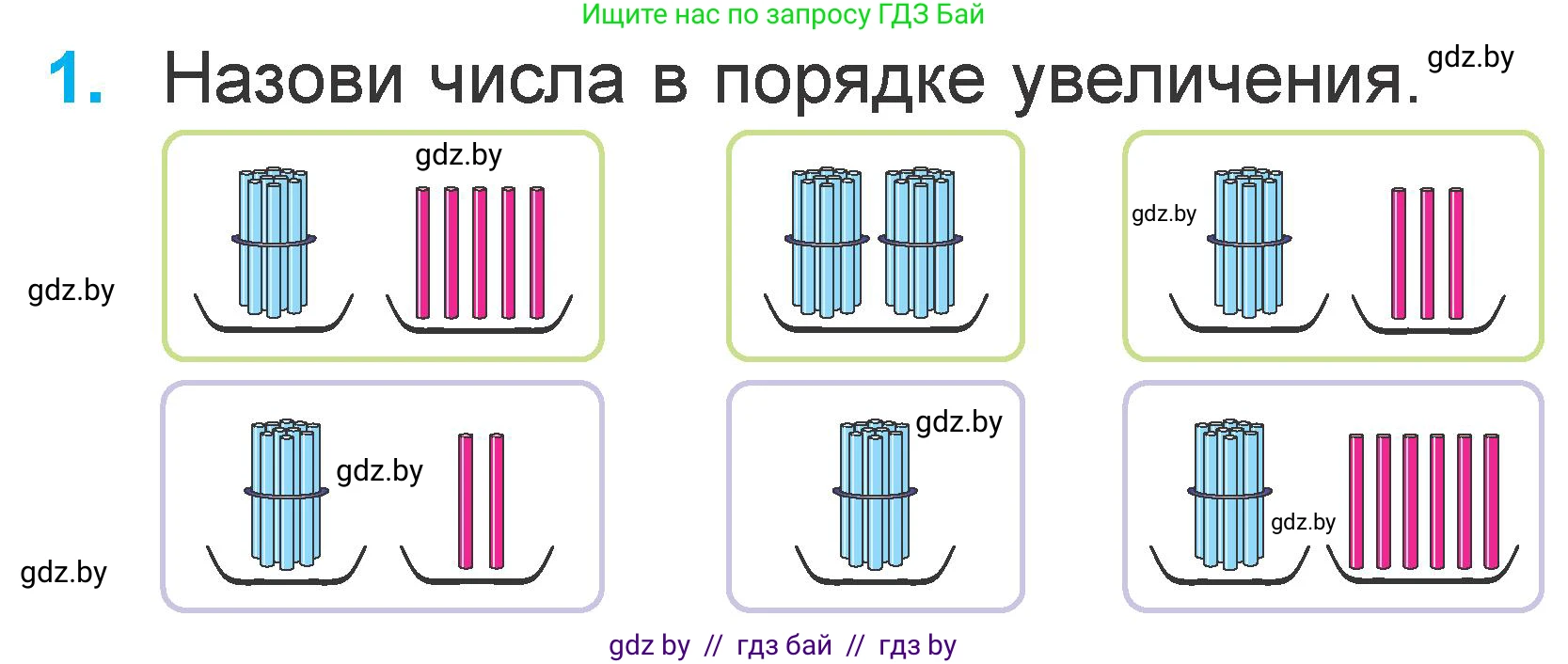Математика, 1 класс Учебник, авторы: Муравьева Галина Леонидовна, Урбан Мария Анатольевна, издательство Академия образования, Минск, 2024, Часть 2, страница 22, номер 1, Условие