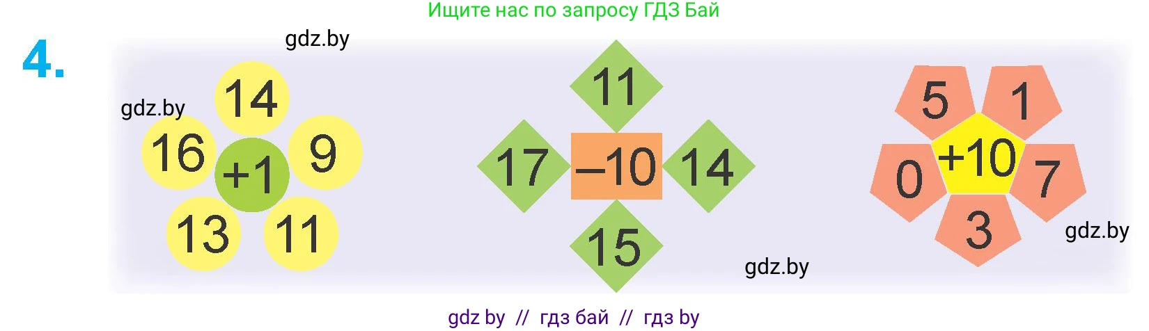 Математика, 1 класс Учебник, авторы: Муравьева Галина Леонидовна, Урбан Мария Анатольевна, издательство Академия образования, Минск, 2024, Часть 2, страница 30, номер 4, Условие