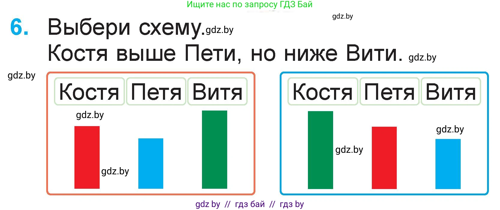 Математика, 1 класс Учебник, авторы: Муравьева Галина Леонидовна, Урбан Мария Анатольевна, издательство Академия образования, Минск, 2024, Часть 2, страница 79, номер 6, Условие