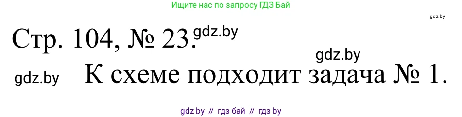 Математика, 1 класс Учебник, авторы: Муравьева Галина Леонидовна, Урбан Мария Анатольевна, издательство Академия образования, Минск, 2024, Часть 1, страница 104, номер 23, Решение