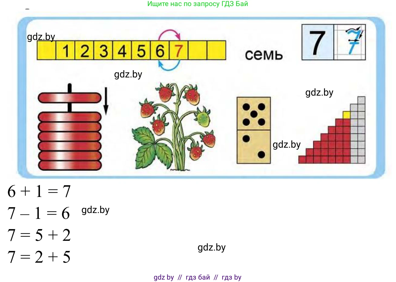 Математика, 1 класс Учебник, авторы: Муравьева Галина Леонидовна, Урбан Мария Анатольевна, издательство Академия образования, Минск, 2024, Часть 1, страница 62, Решение