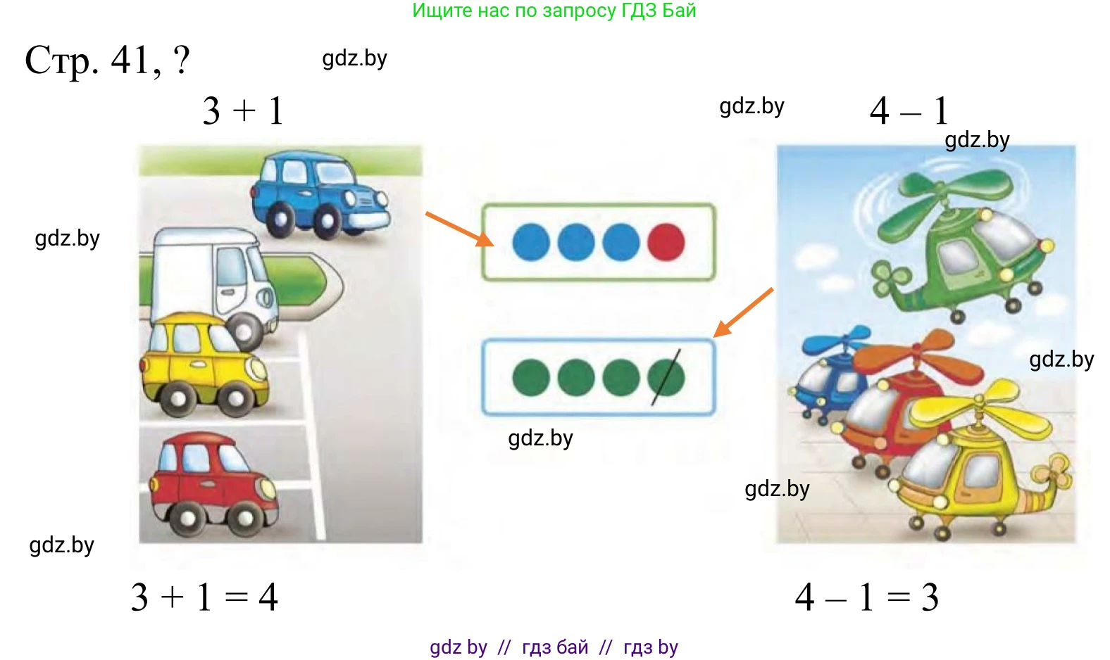Математика, 1 класс Учебник, авторы: Муравьева Галина Леонидовна, Урбан Мария Анатольевна, издательство Академия образования, Минск, 2024, Часть 1, страница 41, Решение