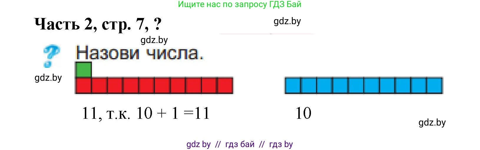 Математика, 1 класс Учебник, авторы: Муравьева Галина Леонидовна, Урбан Мария Анатольевна, издательство Академия образования, Минск, 2024, Часть 2, страница 7, Решение